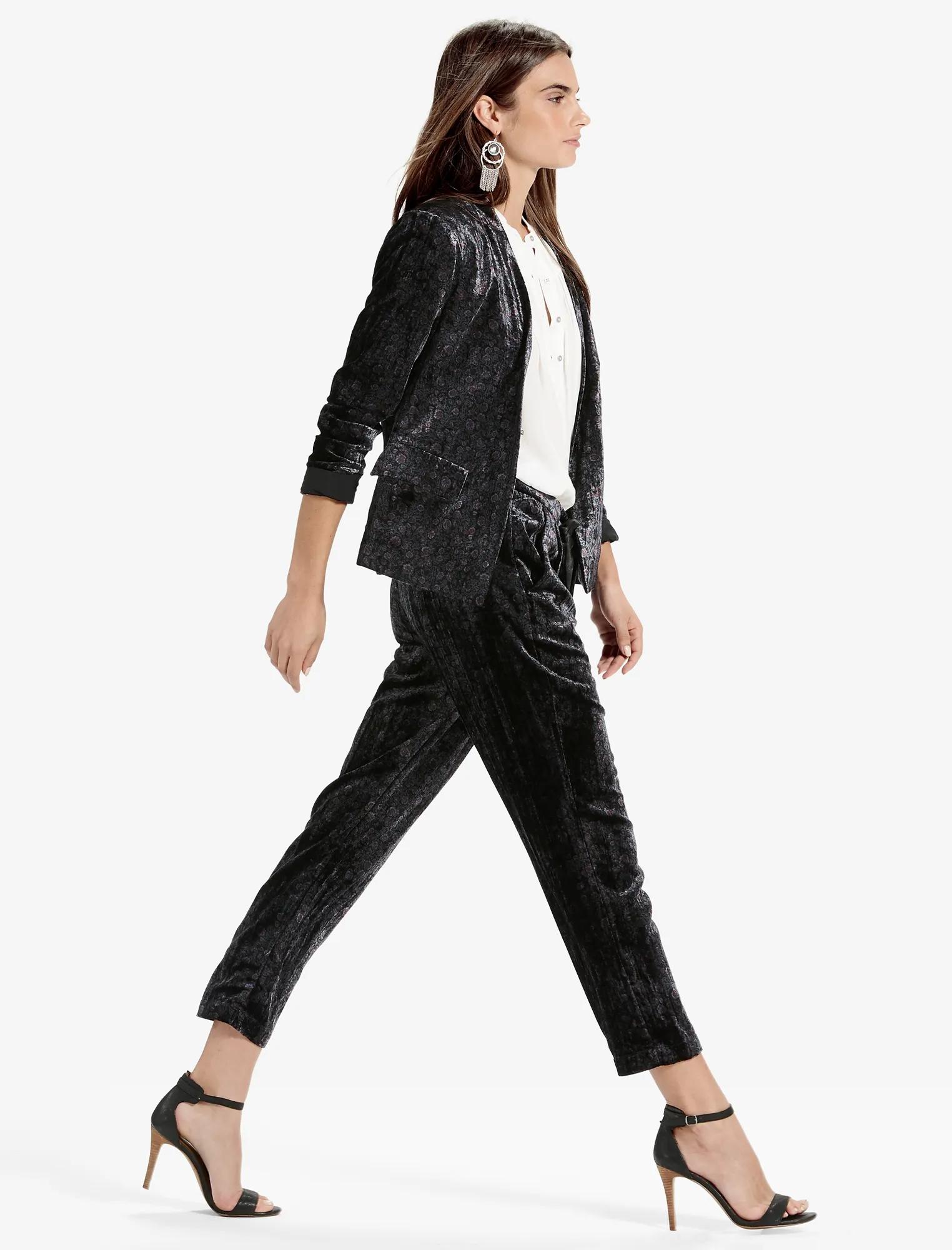 FASHION BLAZER PRINTED VELVET, image 2