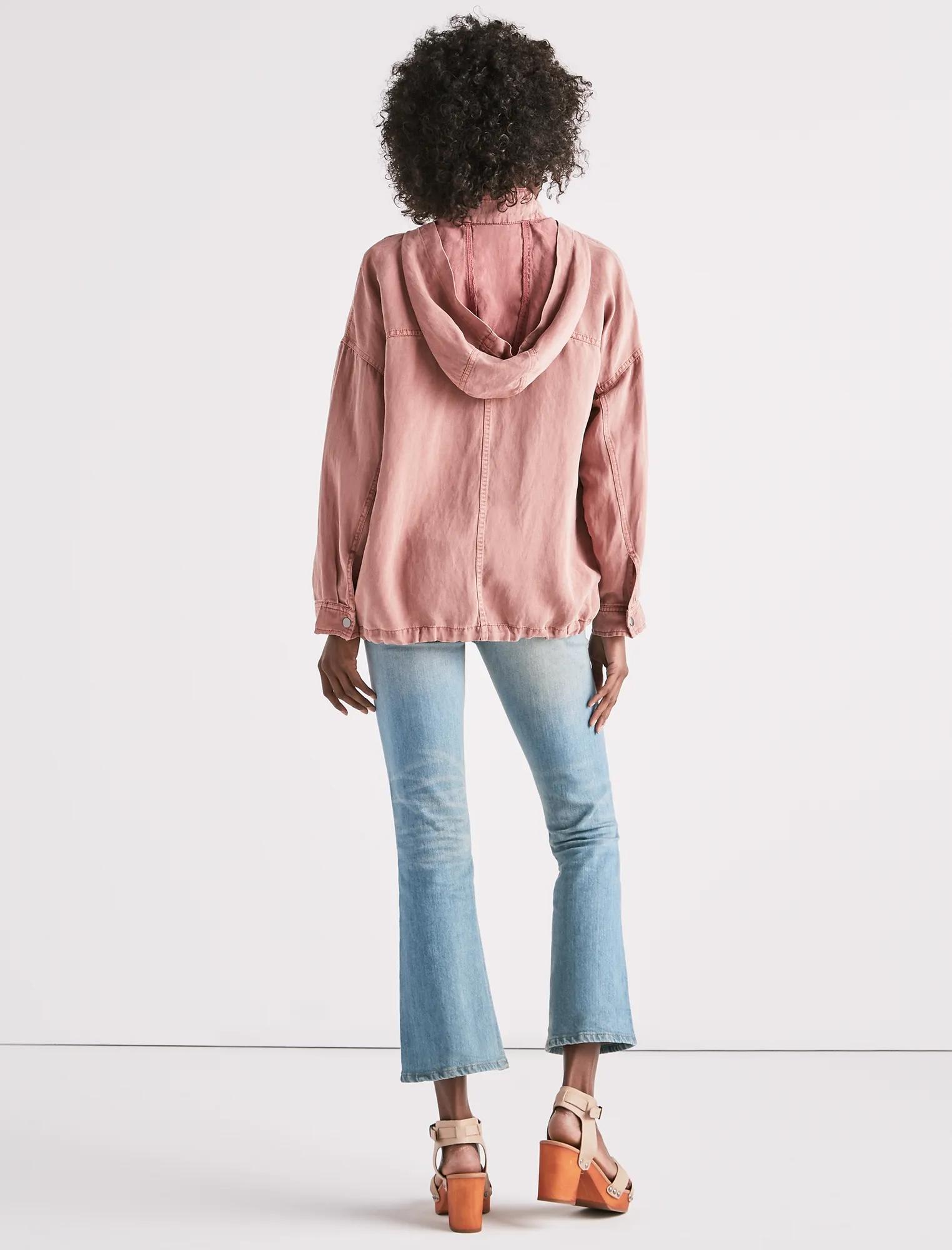 TENCEL LIGHTWEIGHT HOODED JACKET, image 3