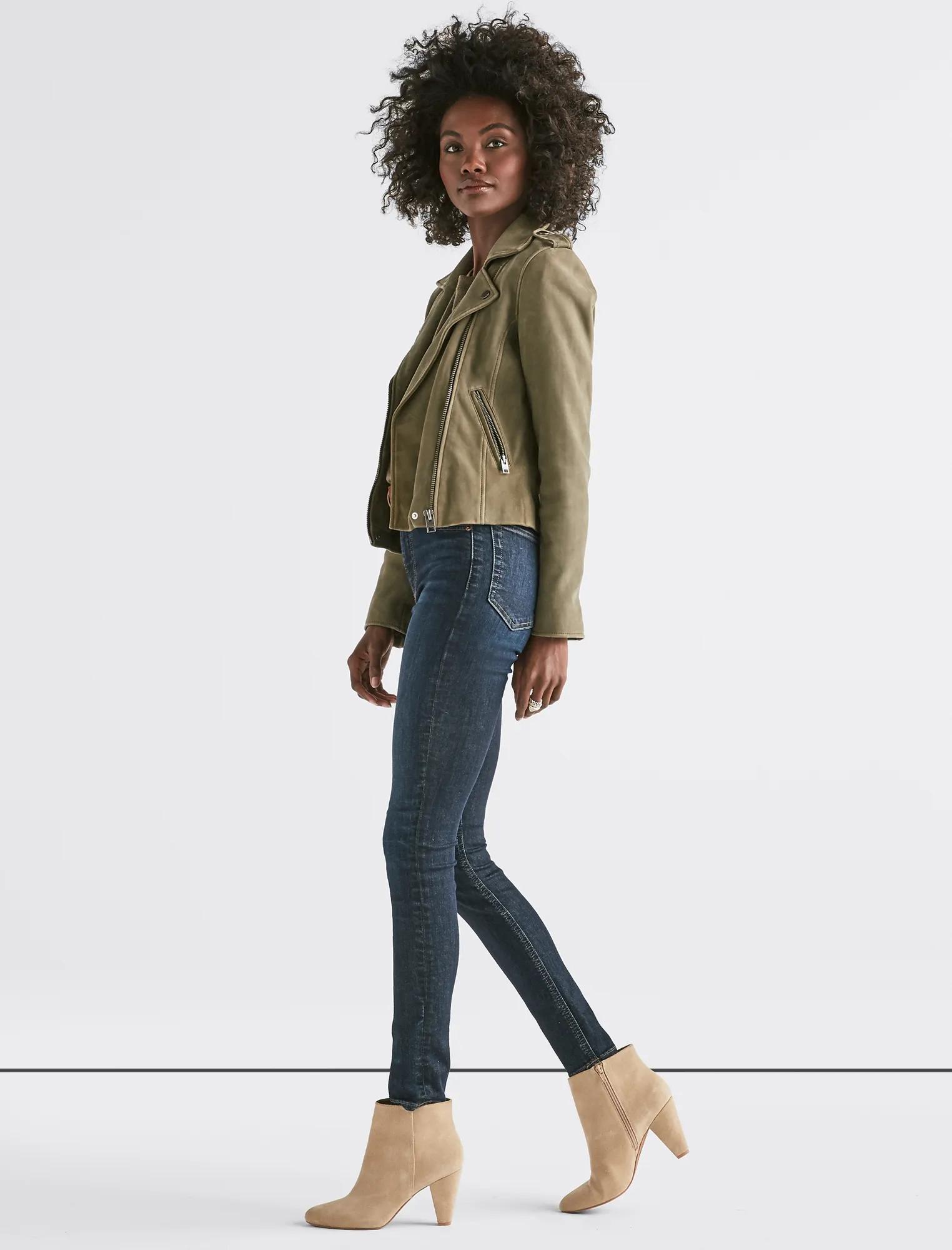 HELEN LEATHER MOTO JACKET, image 2