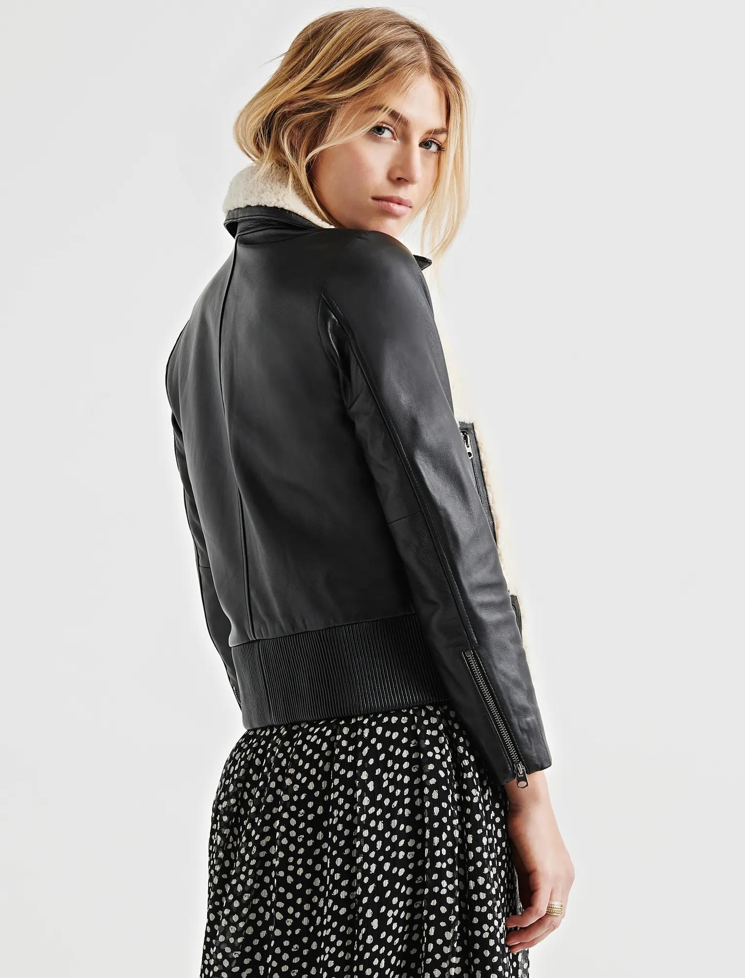 SHERPA LEATHER JACKET, image 3