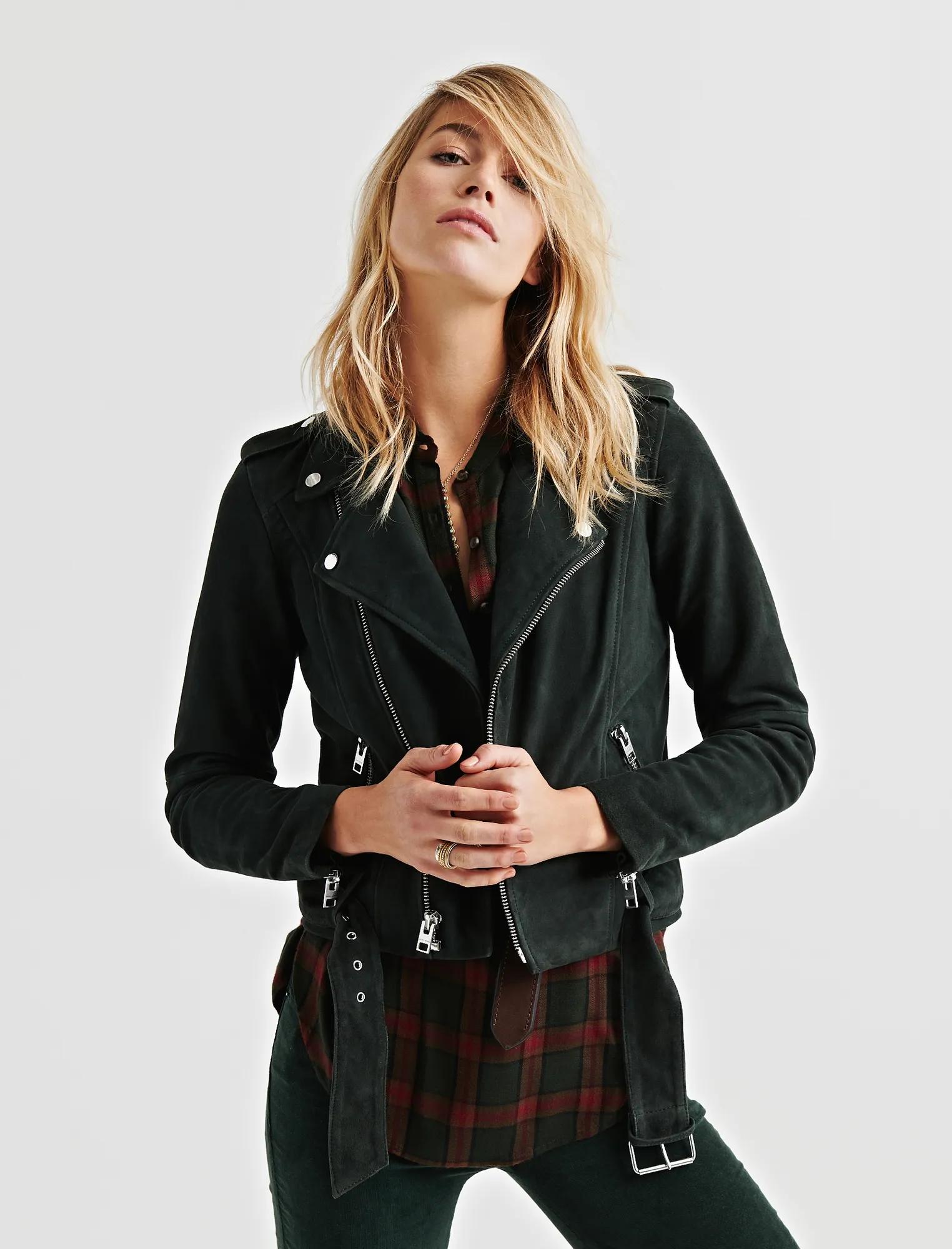 SUEDE MOTO JACKET, image 1