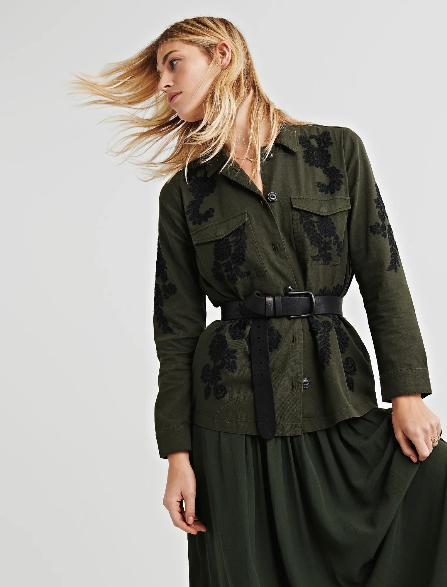 EMBROIDERED UTILITY JACKET, image 1