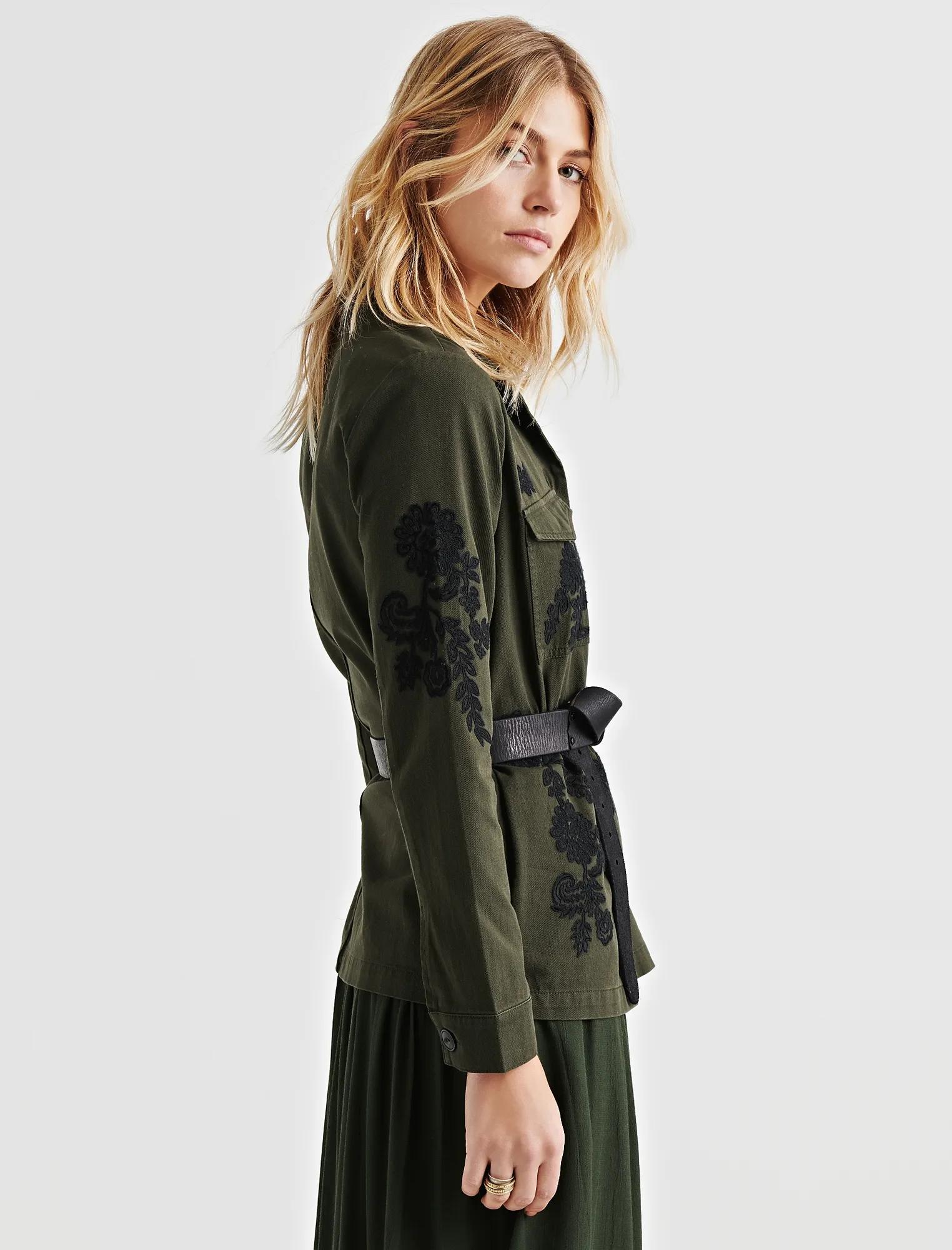 EMBROIDERED UTILITY JACKET, image 2
