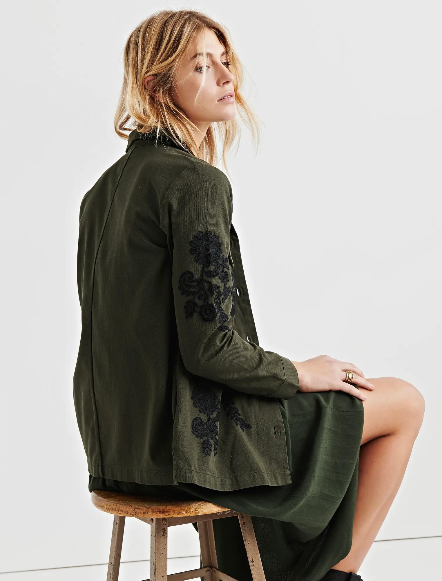 EMBROIDERED UTILITY JACKET, image 3