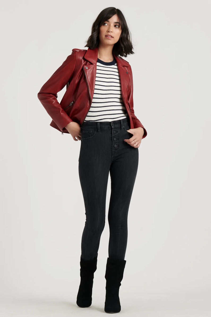 LEATHER MOTO JACKET, image 2