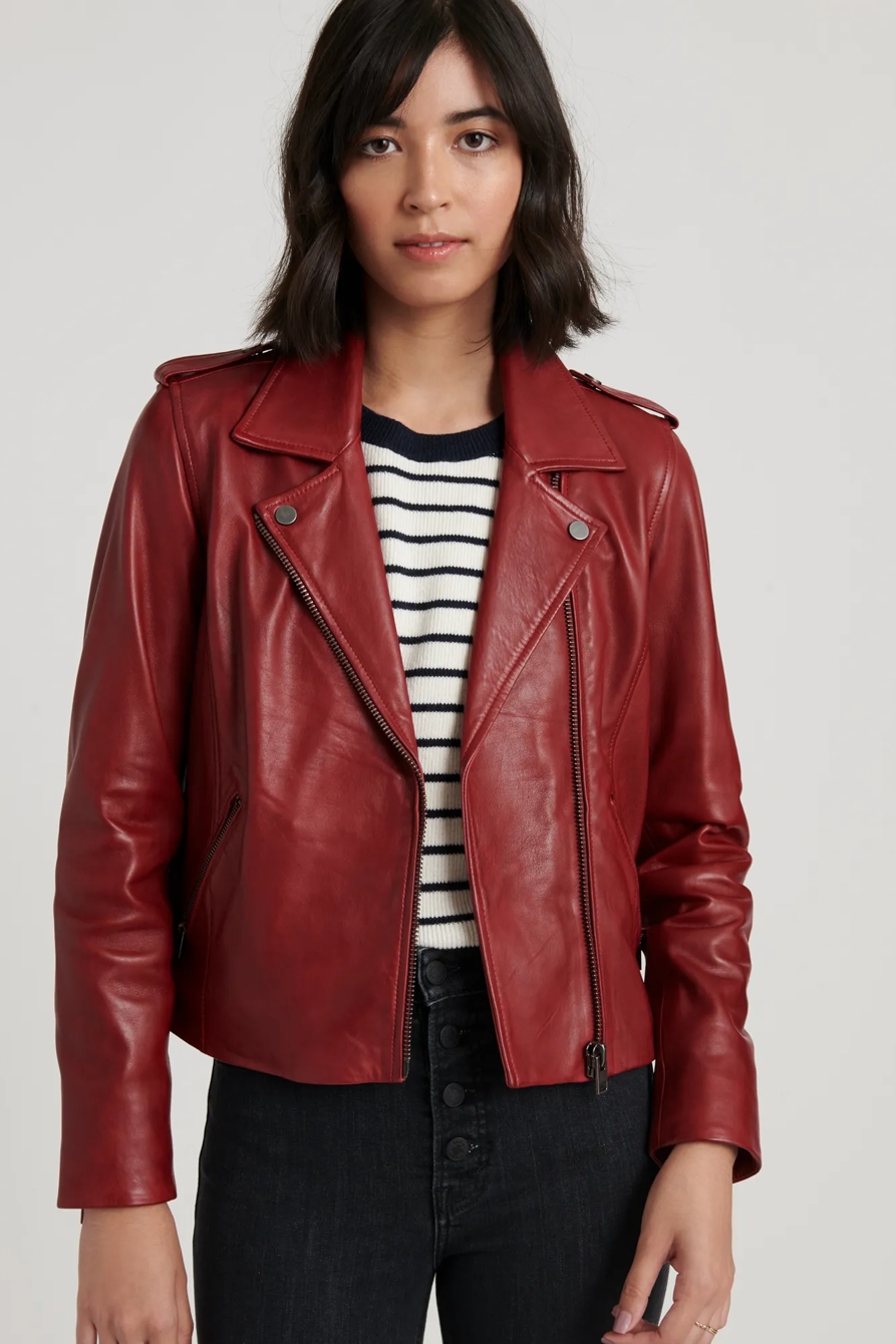 LEATHER MOTO JACKET, image 7