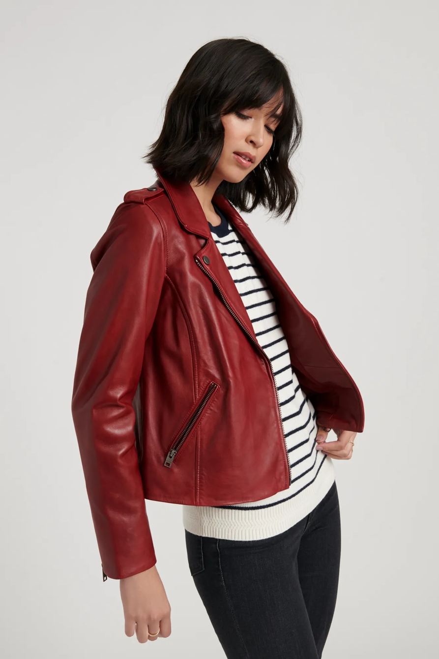 LEATHER MOTO JACKET, image 5