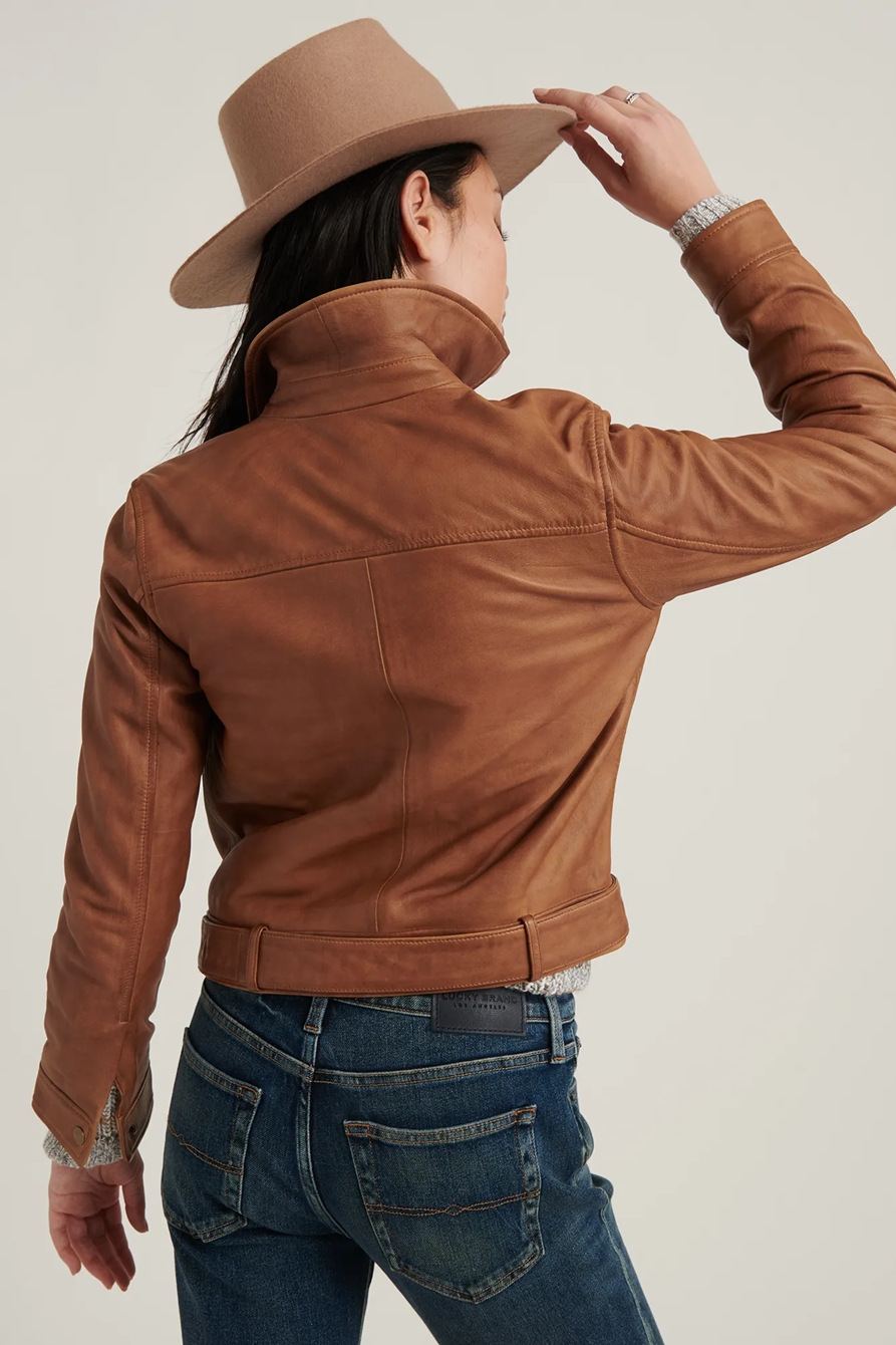 LEATHER UTILITY JACKET, image 3