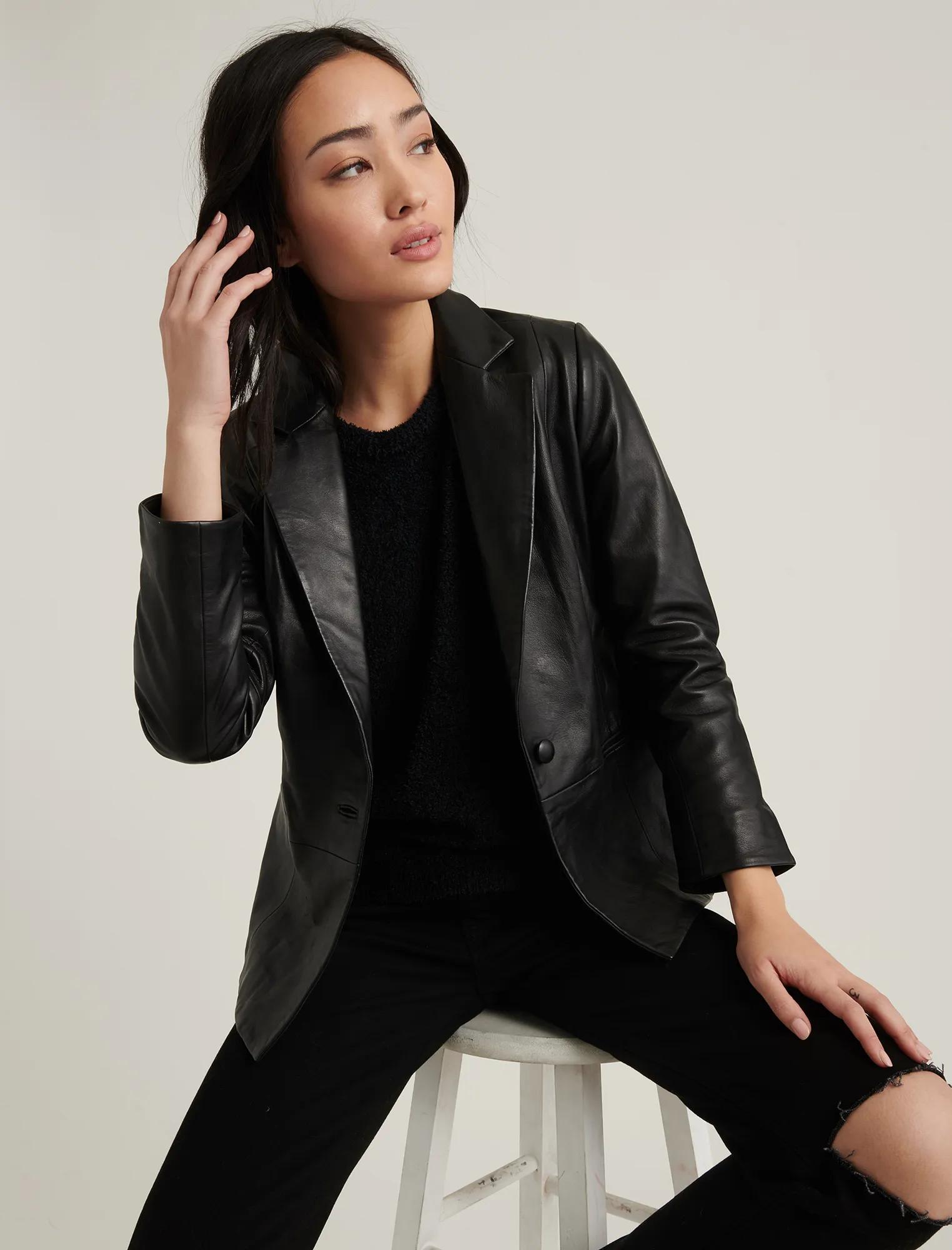 LEATHER BLAZER, image 4