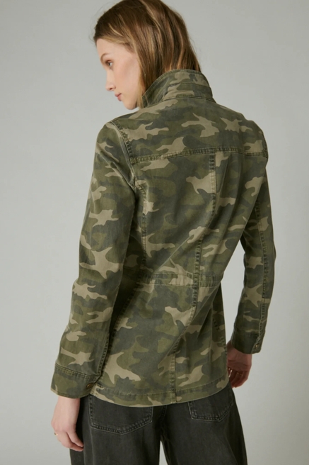 CAMO PRINTED UTILITY JACKET, image 3