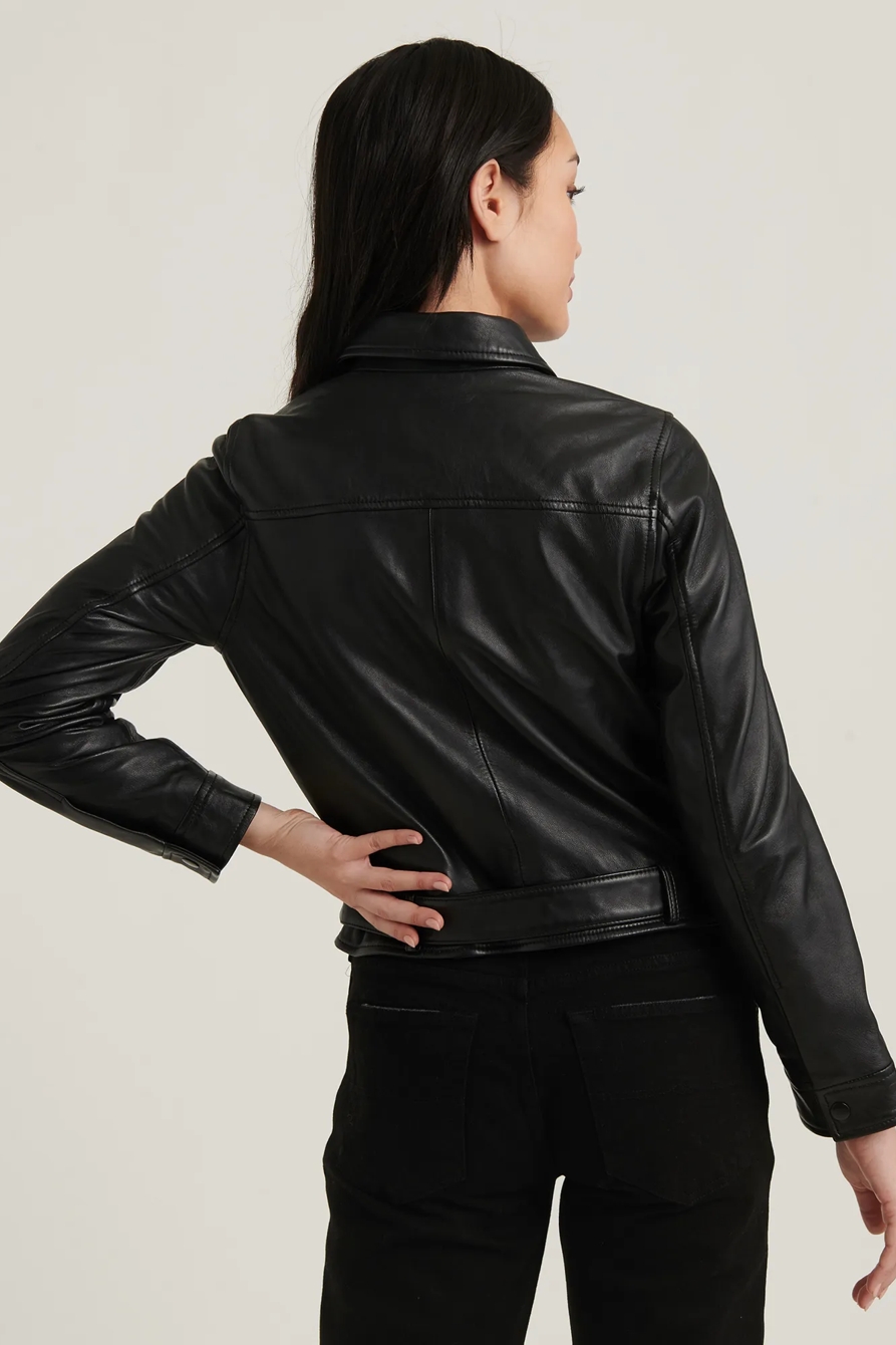 LEATHER UTILITY JACKET, image 4