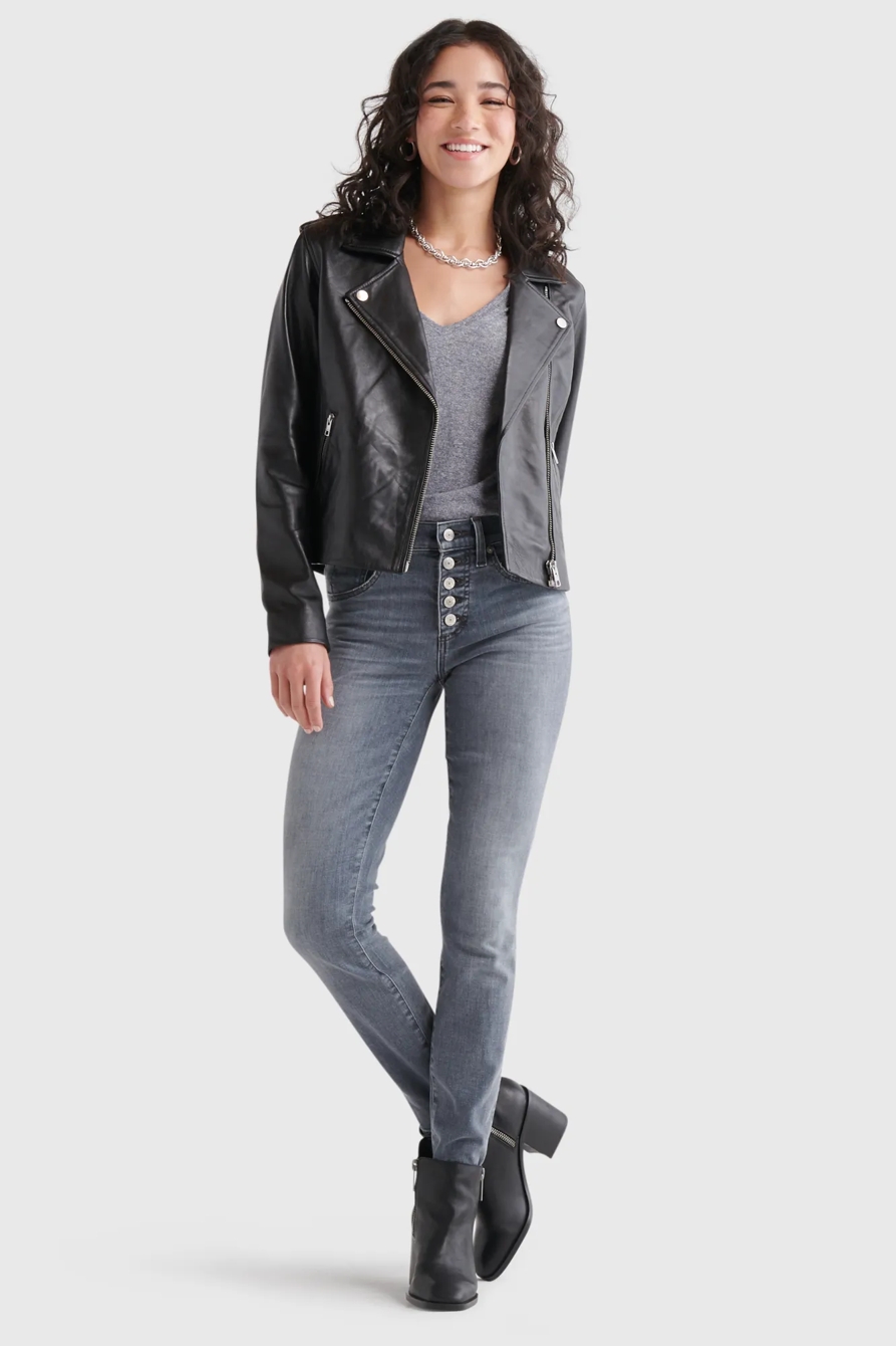 LEATHER MOTO JACKET, image 2