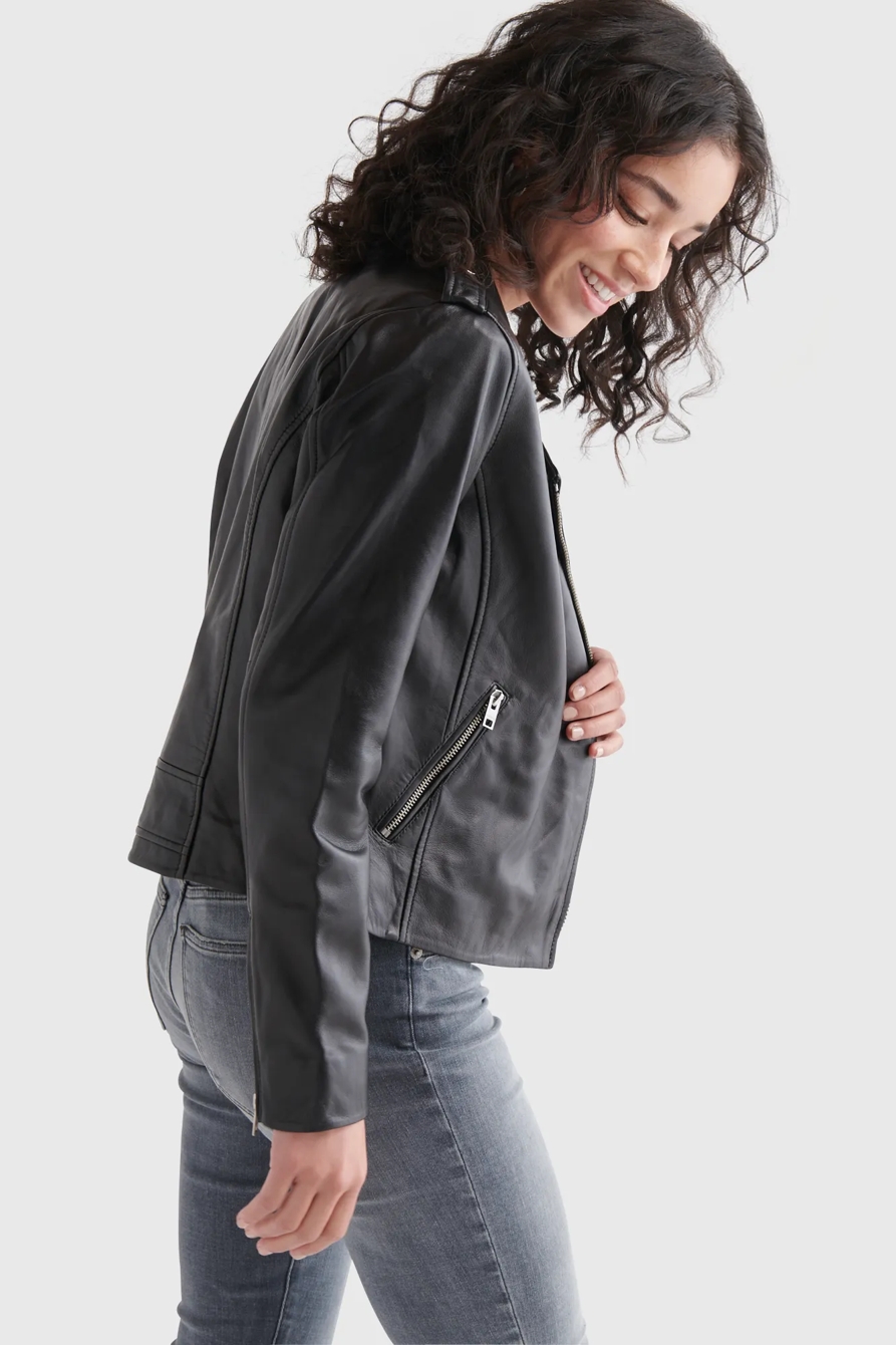 LEATHER MOTO JACKET, image 3