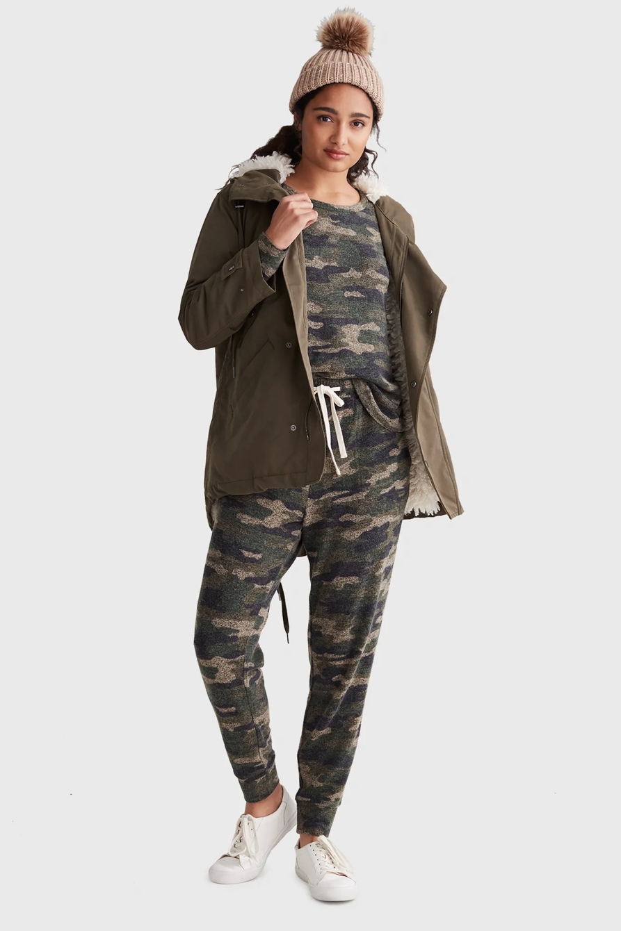 FAUX FUR COCOON COAT, image 2