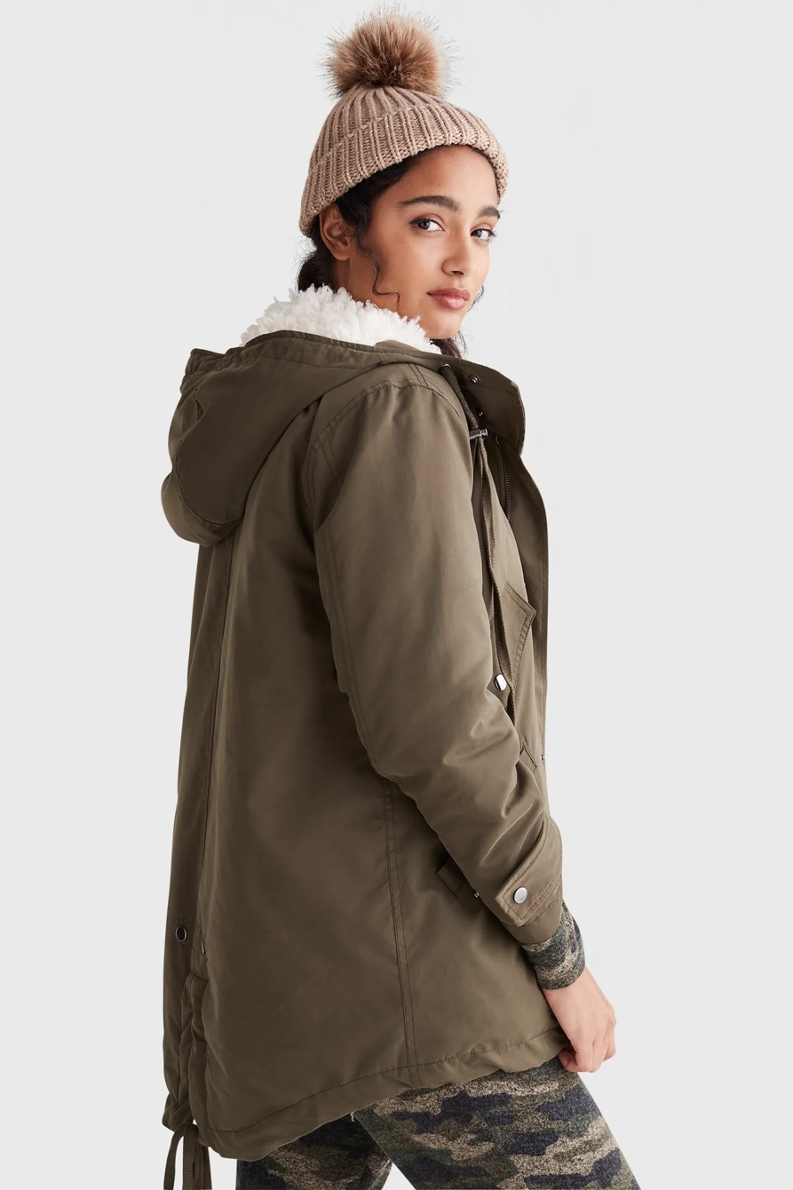 FAUX FUR COCOON COAT, image 3