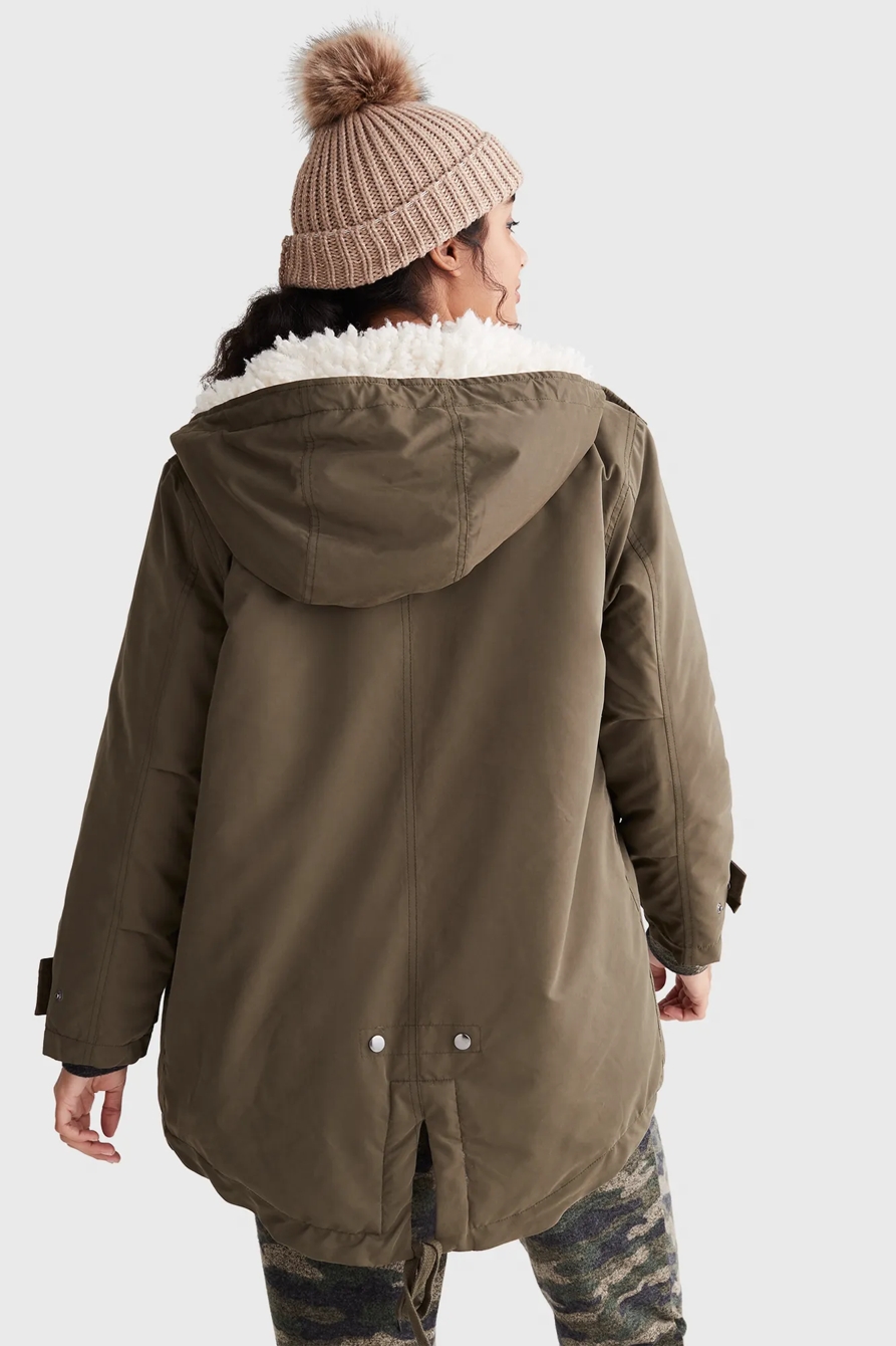 FAUX FUR COCOON COAT, image 4