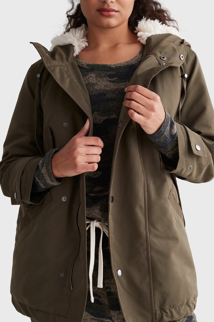 FAUX FUR COCOON COAT, image 5
