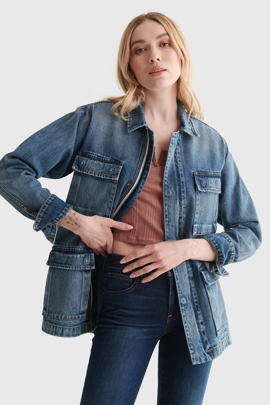 LINE UP DENIM JACKET, image 1