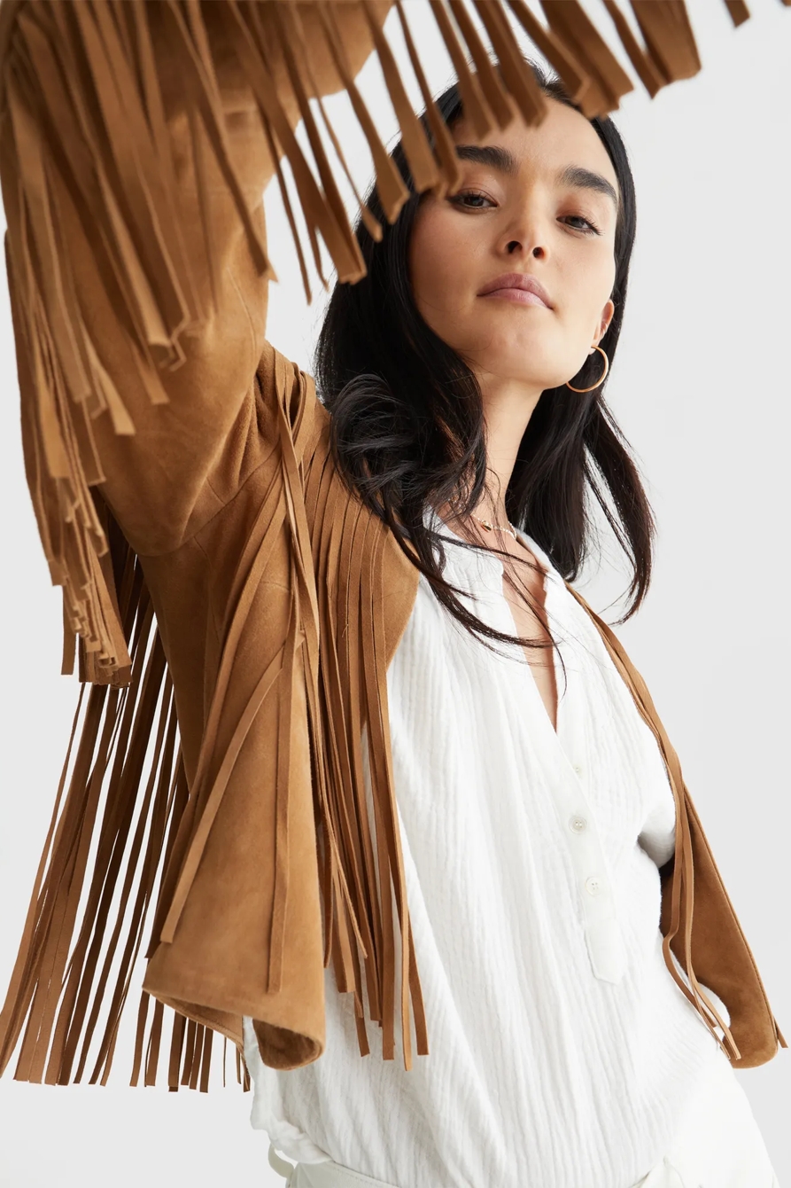 FRING BOLERO JACKET, image 6