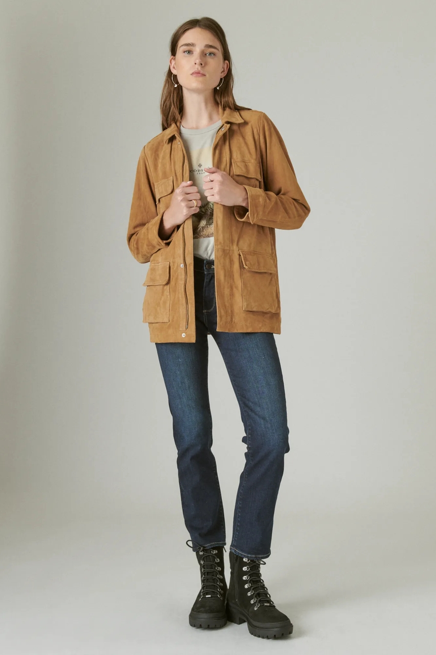 SUEDE UTILITY JACKET, image 2