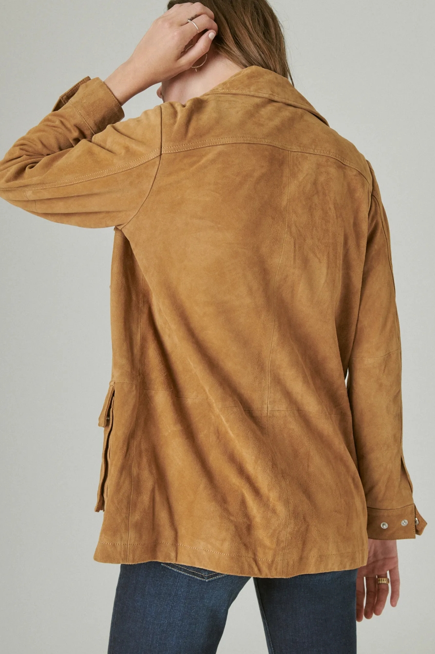 SUEDE UTILITY JACKET, image 4