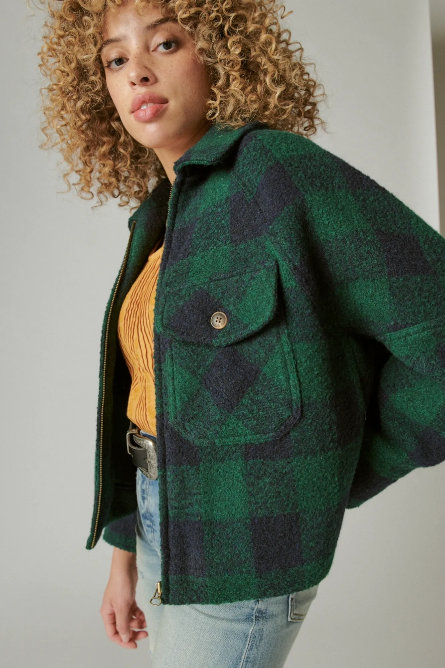 PLAID WOOL JACKET, image 3