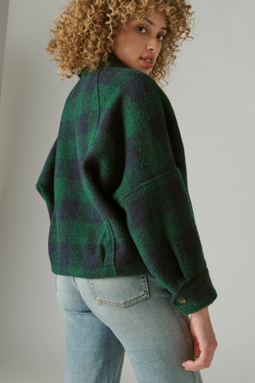 PLAID WOOL JACKET, image 4