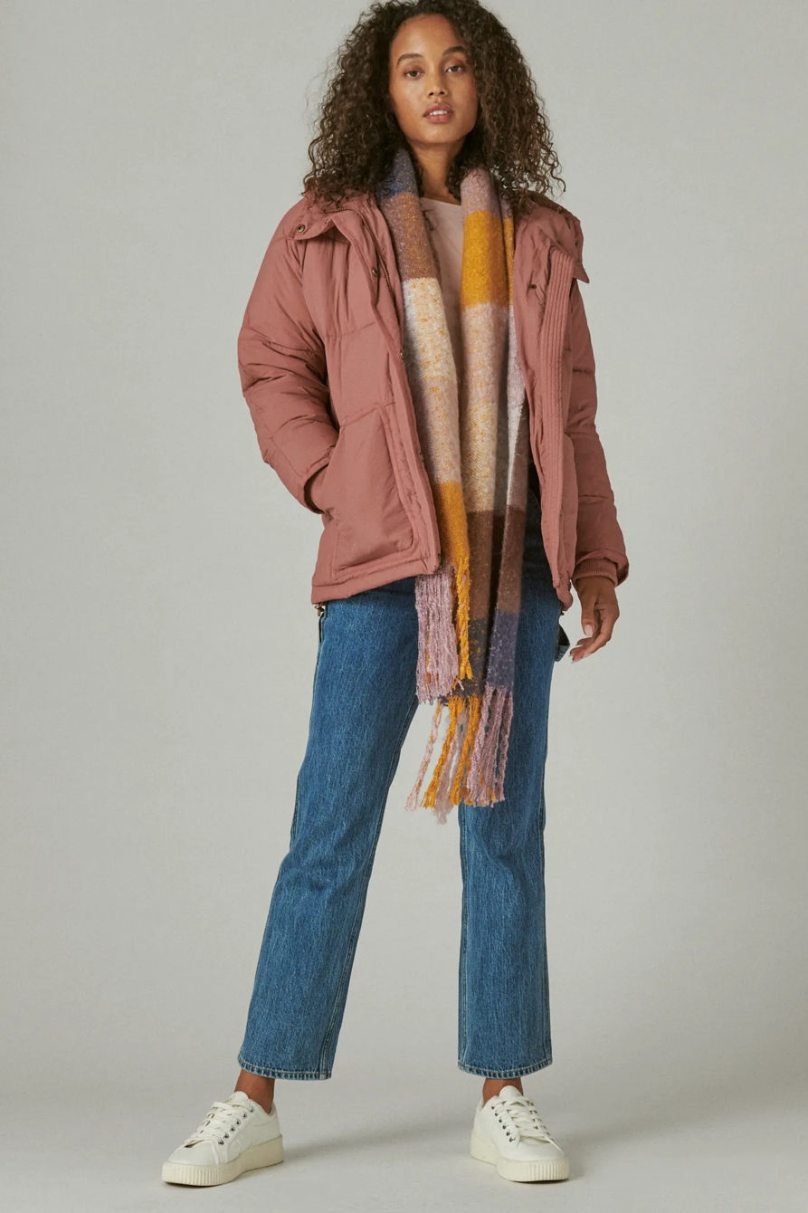 HOODED PUFFER JACKET, image 2