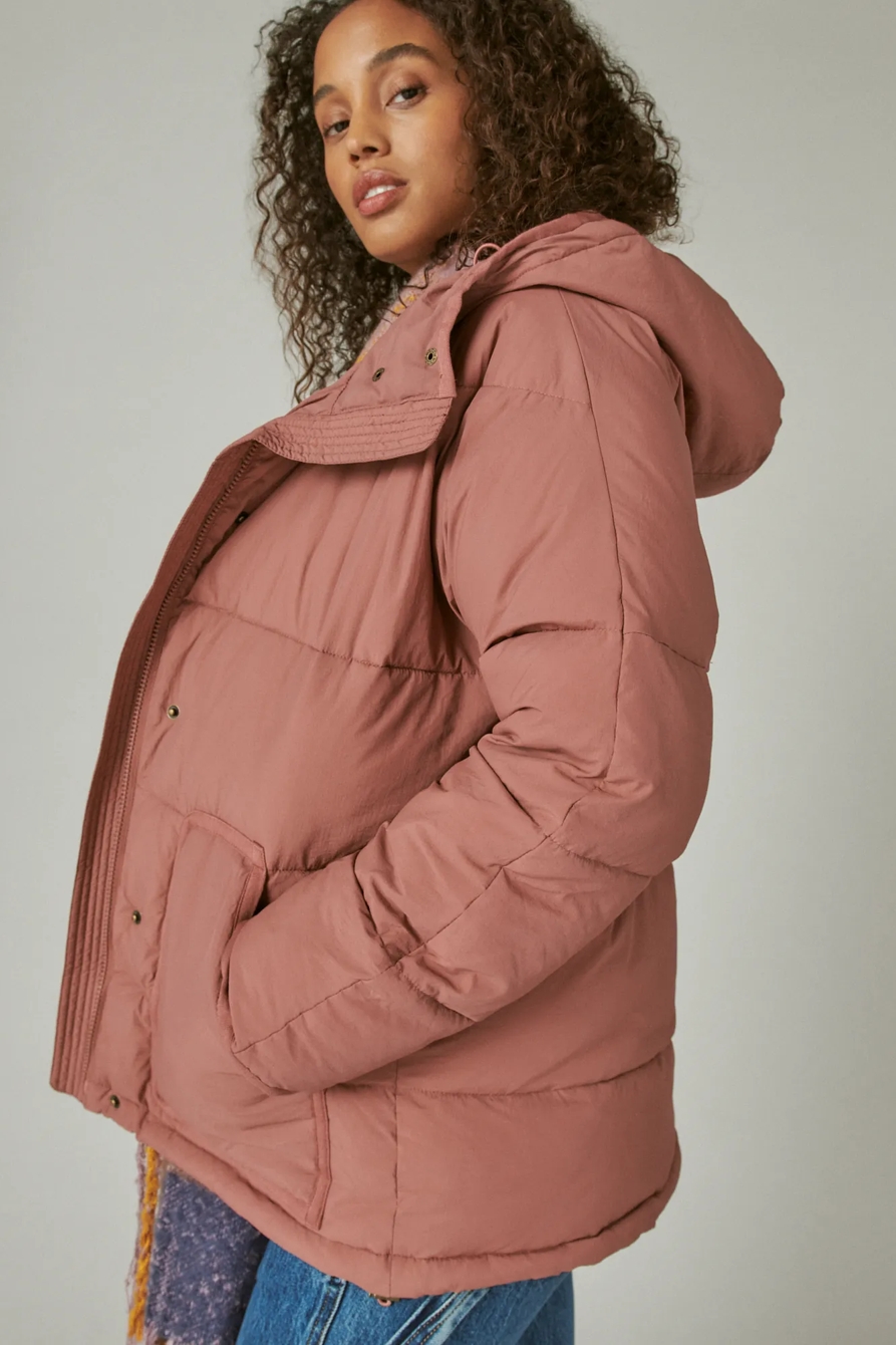 HOODED PUFFER JACKET, image 3