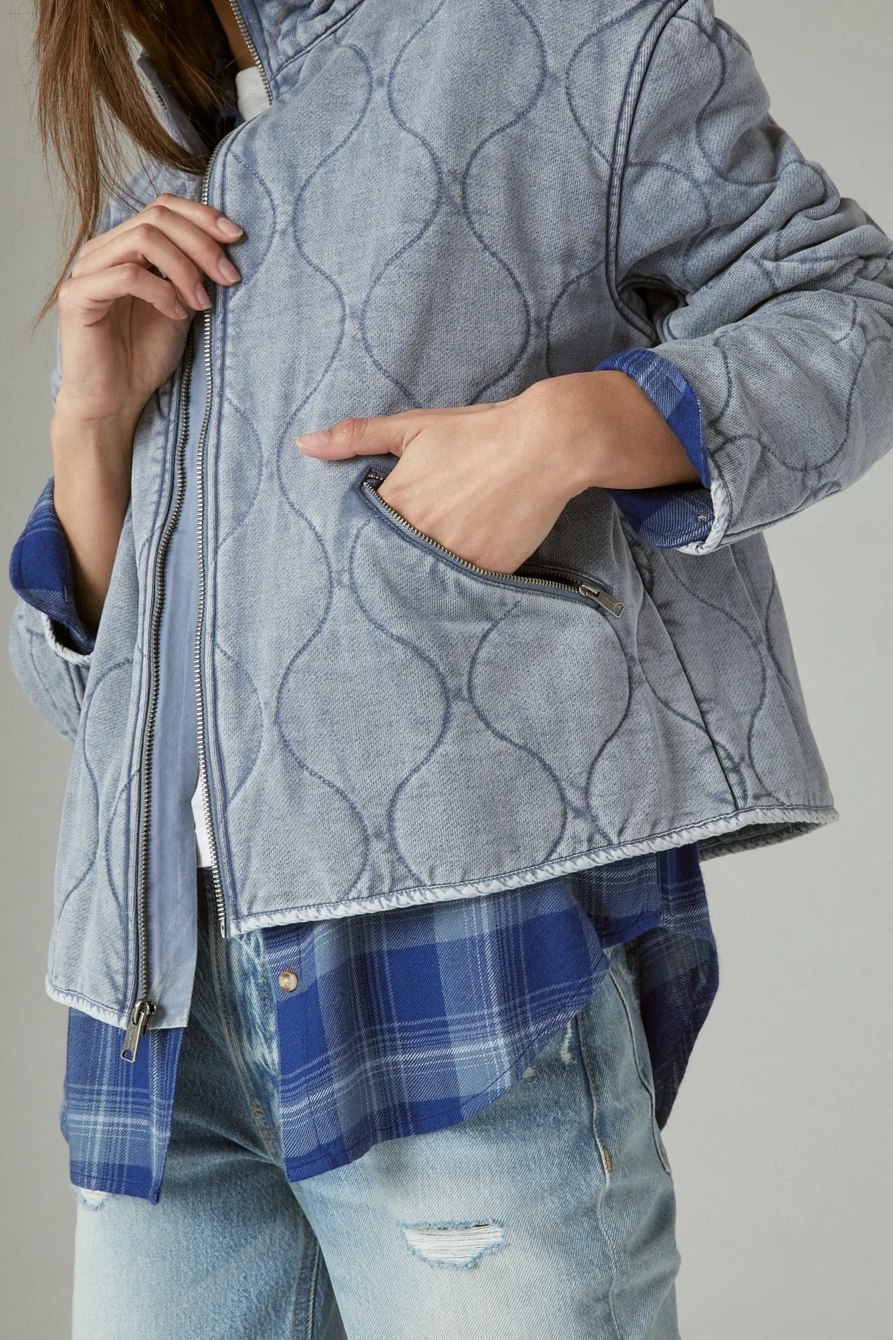 WASHED QUILTED JACKET, image 6