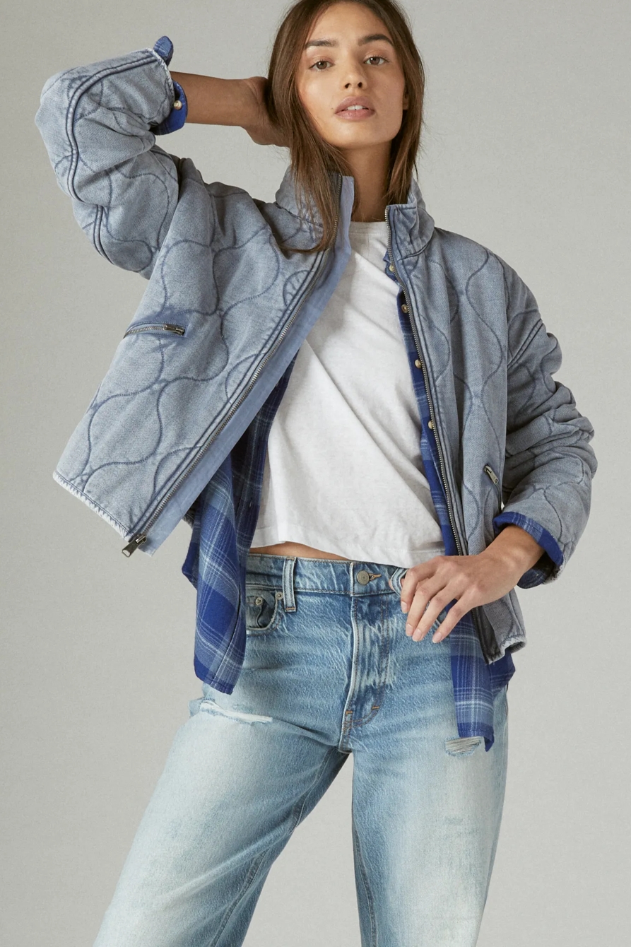 WASHED QUILTED JACKET, image 7