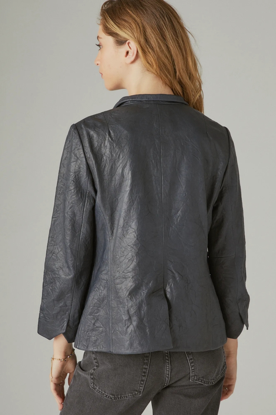 LEATHER BLAZER, image 3