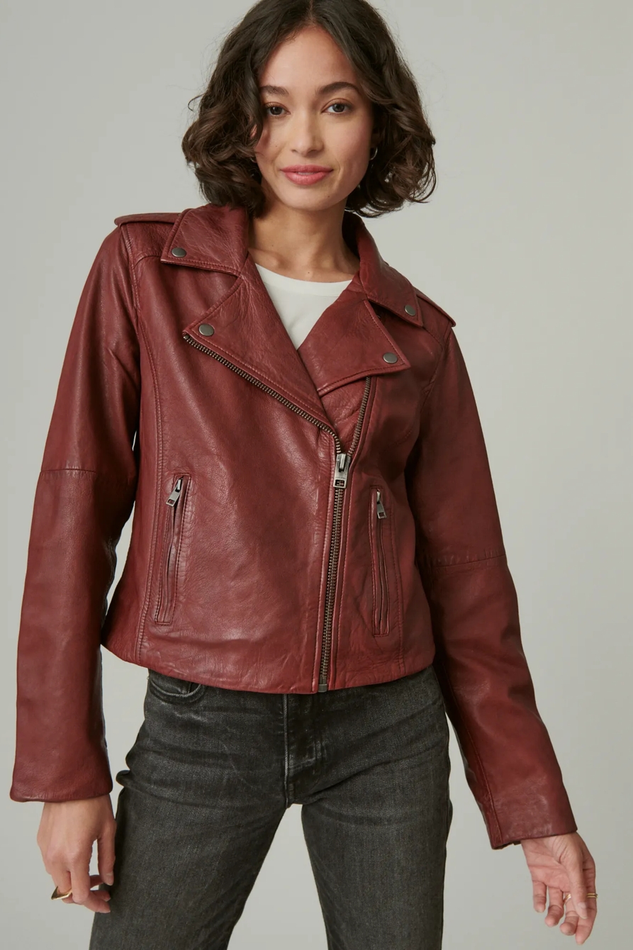 CLASSIC LEATHER MOTO JACKET, image 2