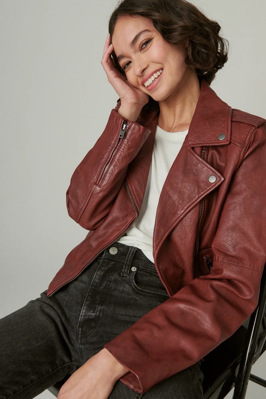 CLASSIC LEATHER MOTO JACKET, image 4