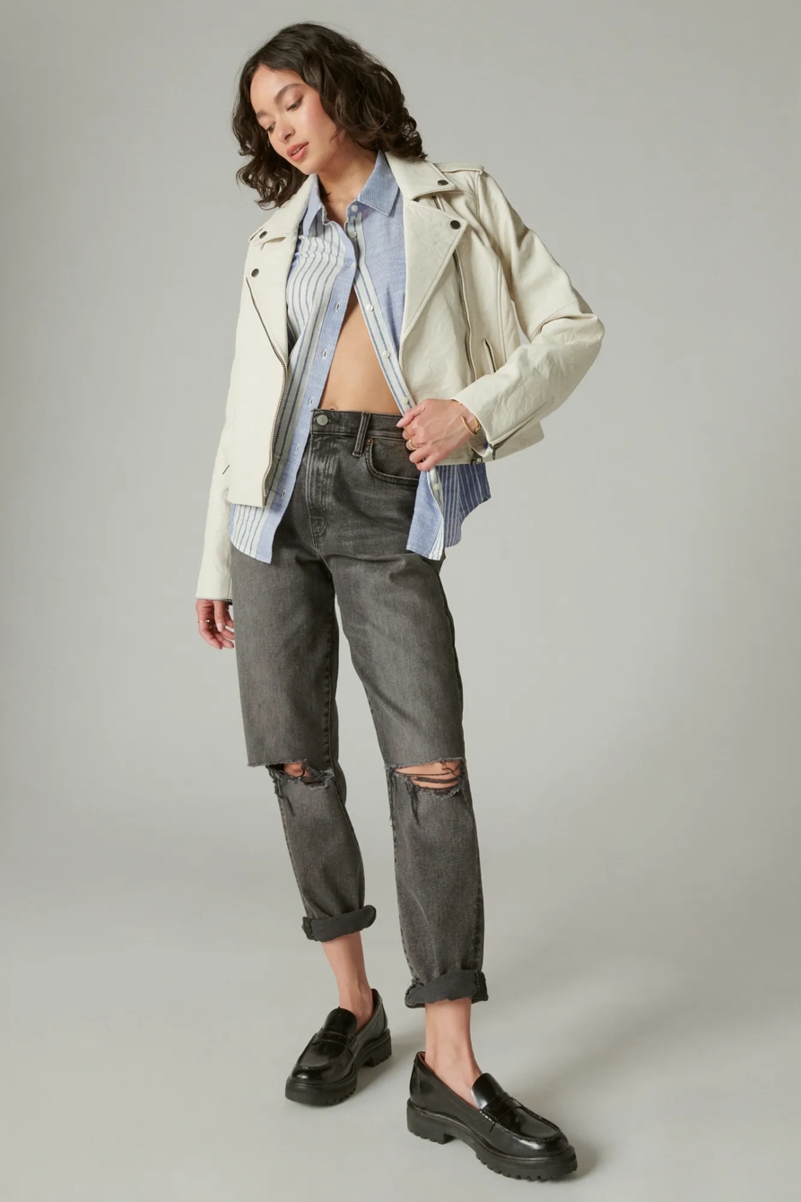 CLASSIC LEATHER MOTO JACKET, image 2