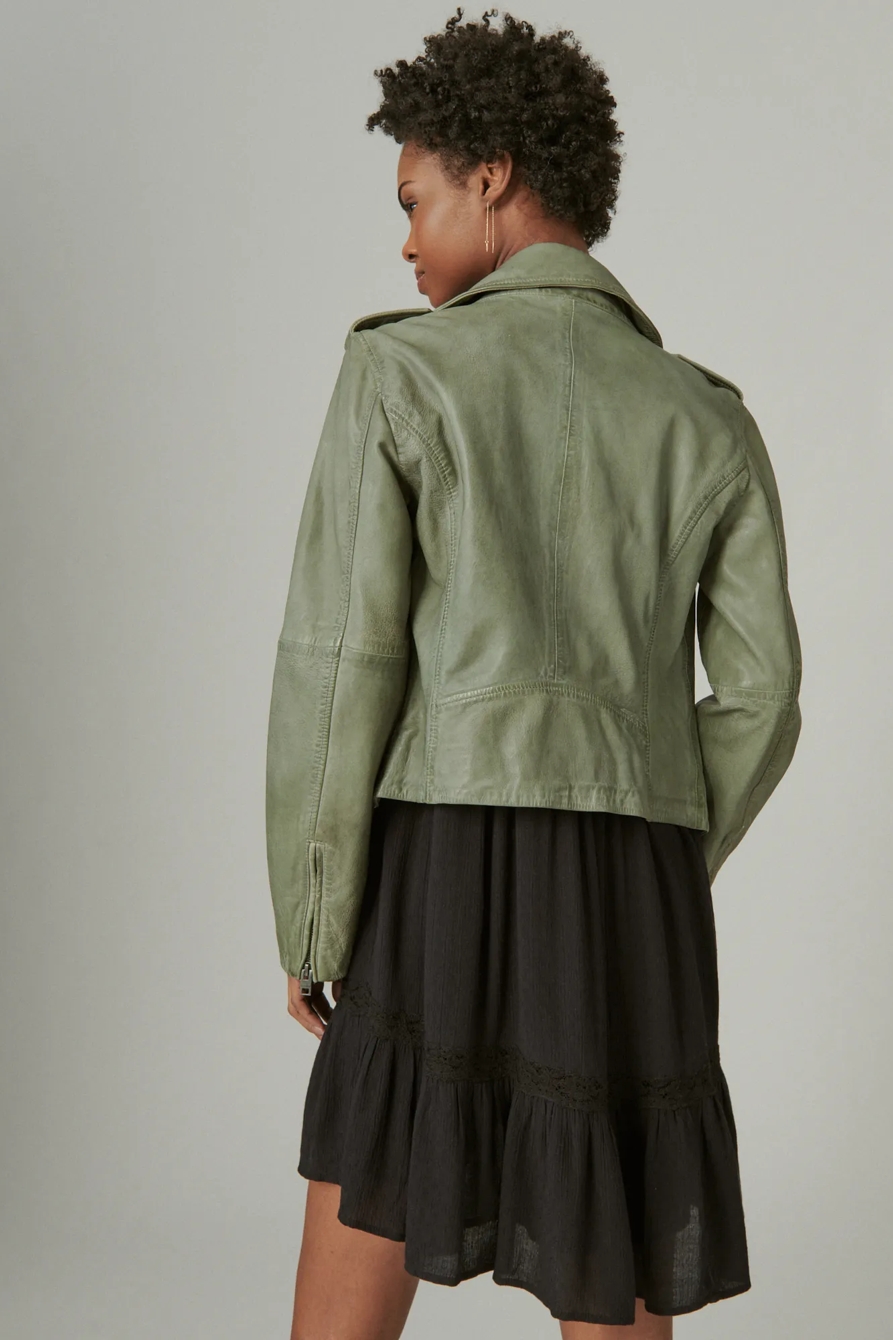 CLASSIC LEATHER MOTO JACKET, image 3