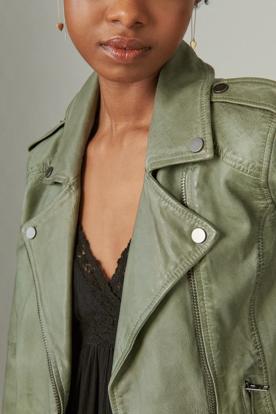 CLASSIC LEATHER MOTO JACKET, image 4