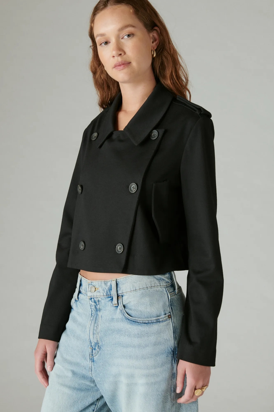 CROPPED PONTE BLAZER, image 2