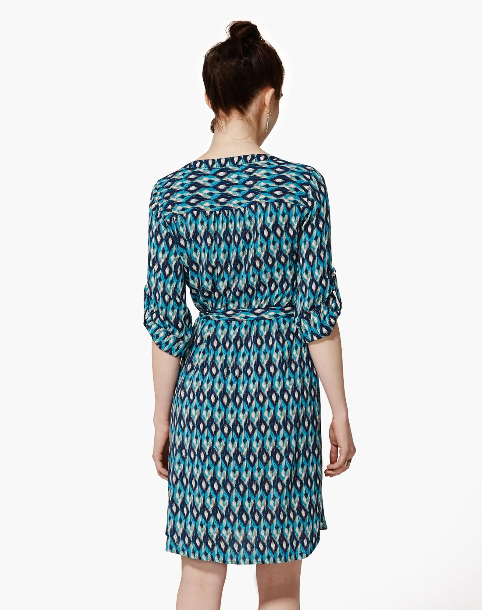 ROLL UP SLV SHIRTDRESS, image 2