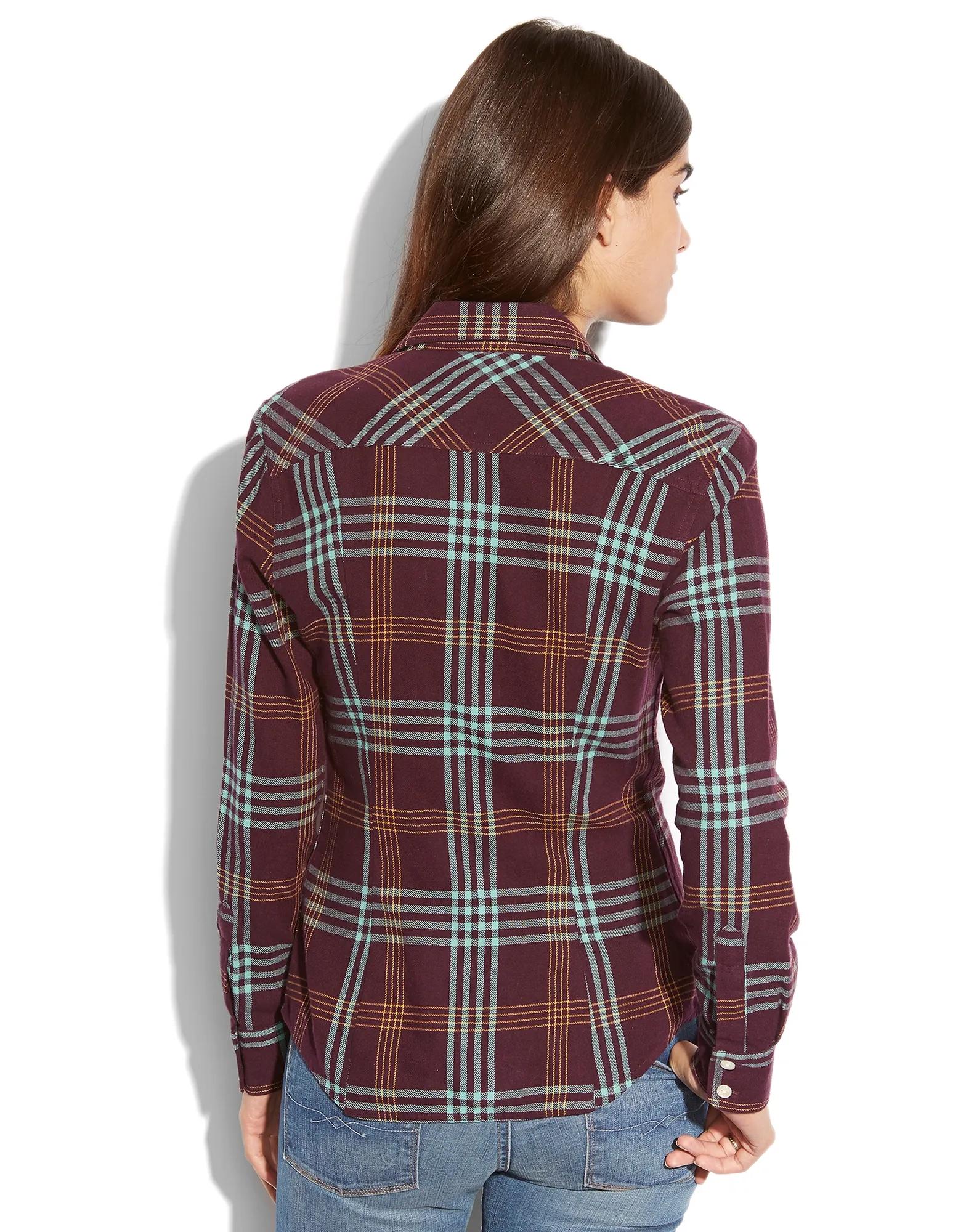 DOTTIE PURPLE FLANNEL, image 2