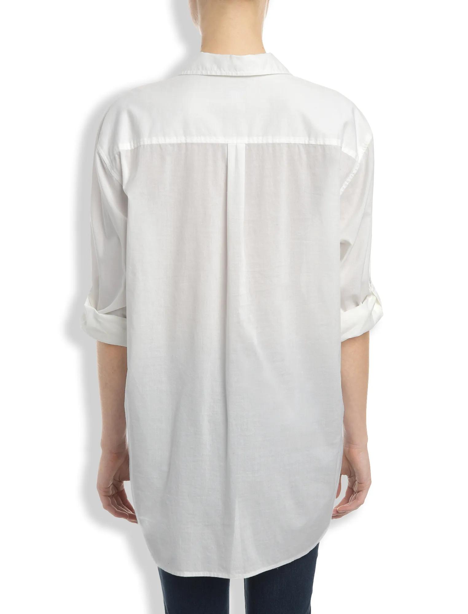 WHITE HENLEY SHIRT, image 2