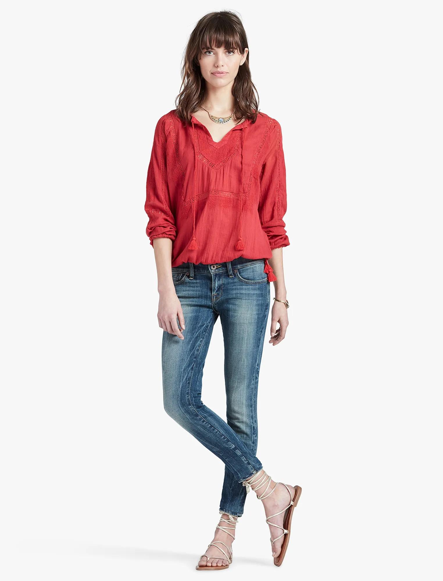 LACE INSERT TOP, image 2