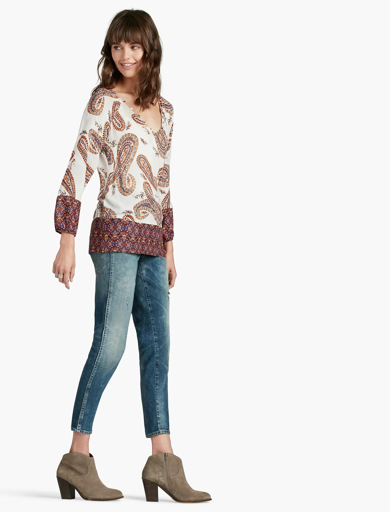 PAISLEY PRINT BLOUSE, image 2