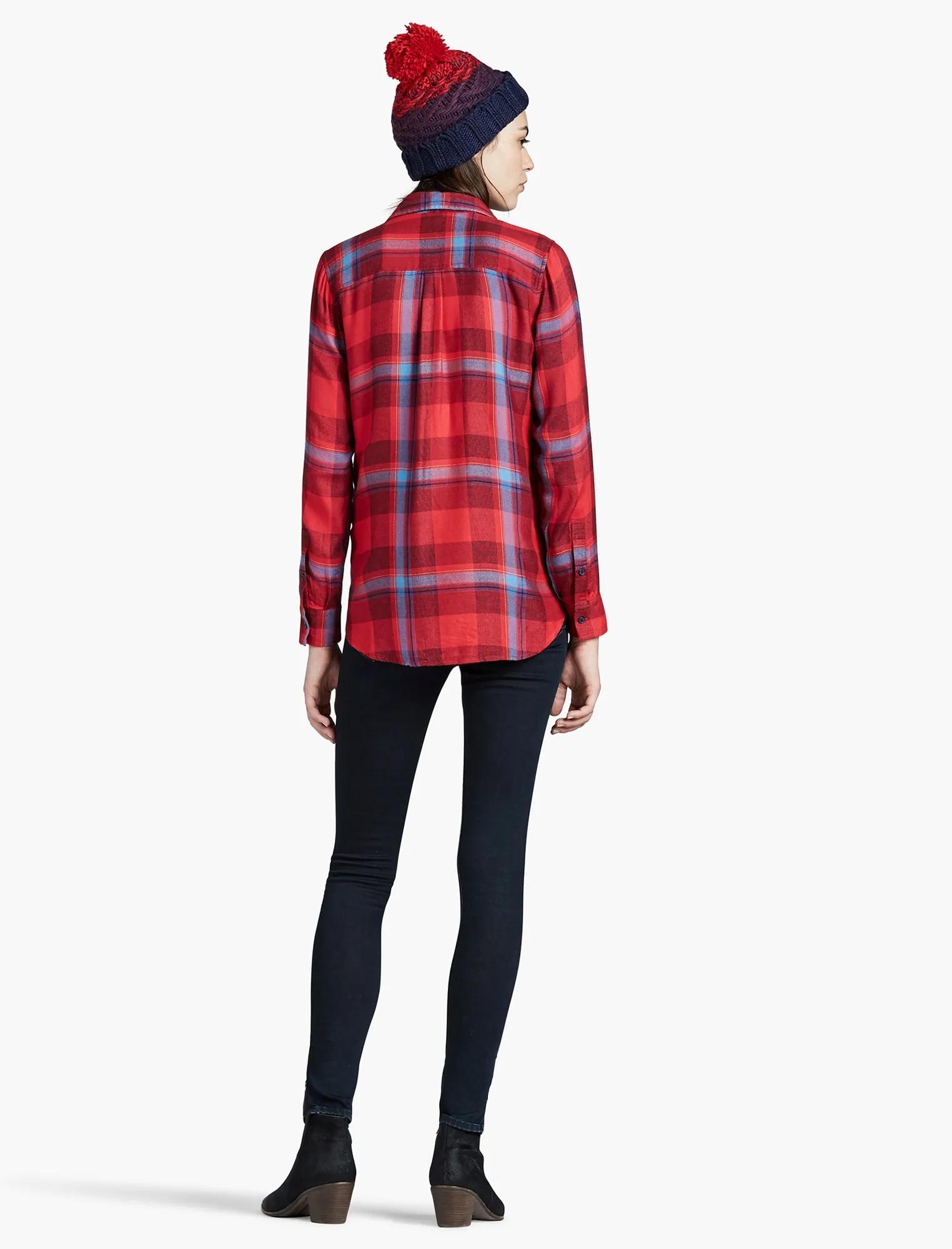 BUTTON SIDE PLAID, image 3