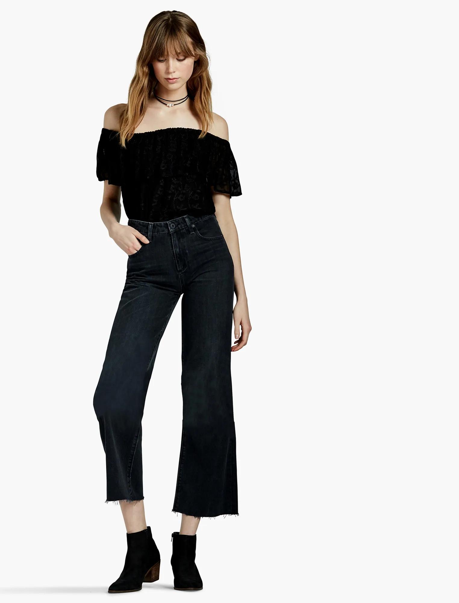 EMBROIDERED OFF THE SHOULDER TOP, image 2