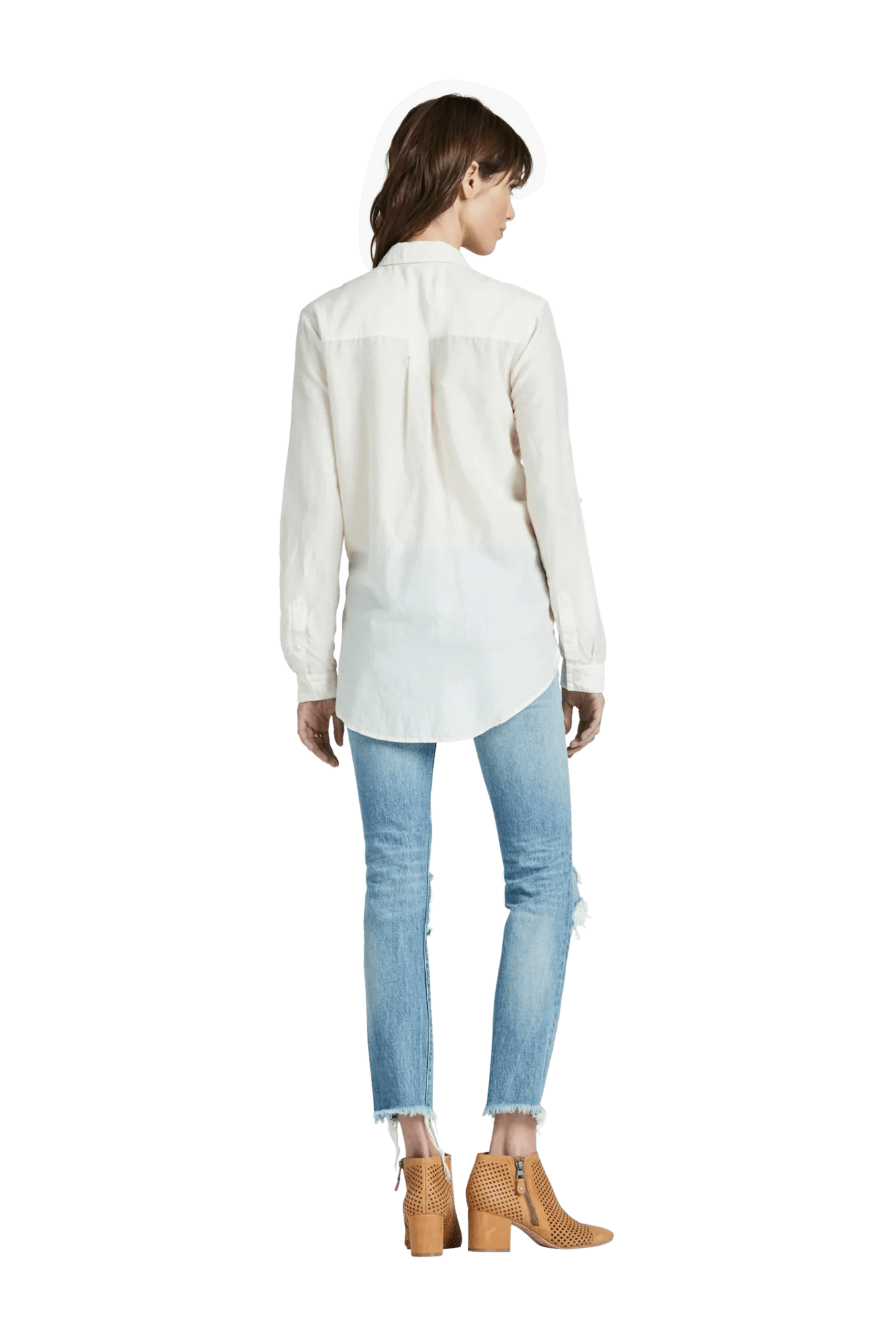 WASHED SILK BUTTON DOWN SHIRT, image 3