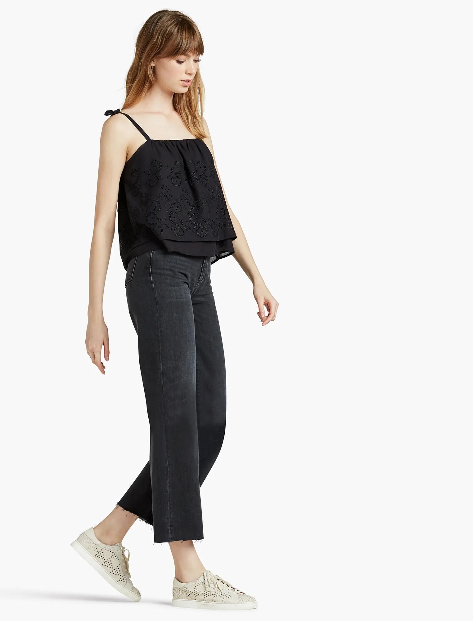 EYELET LAYERED TANK, image 3