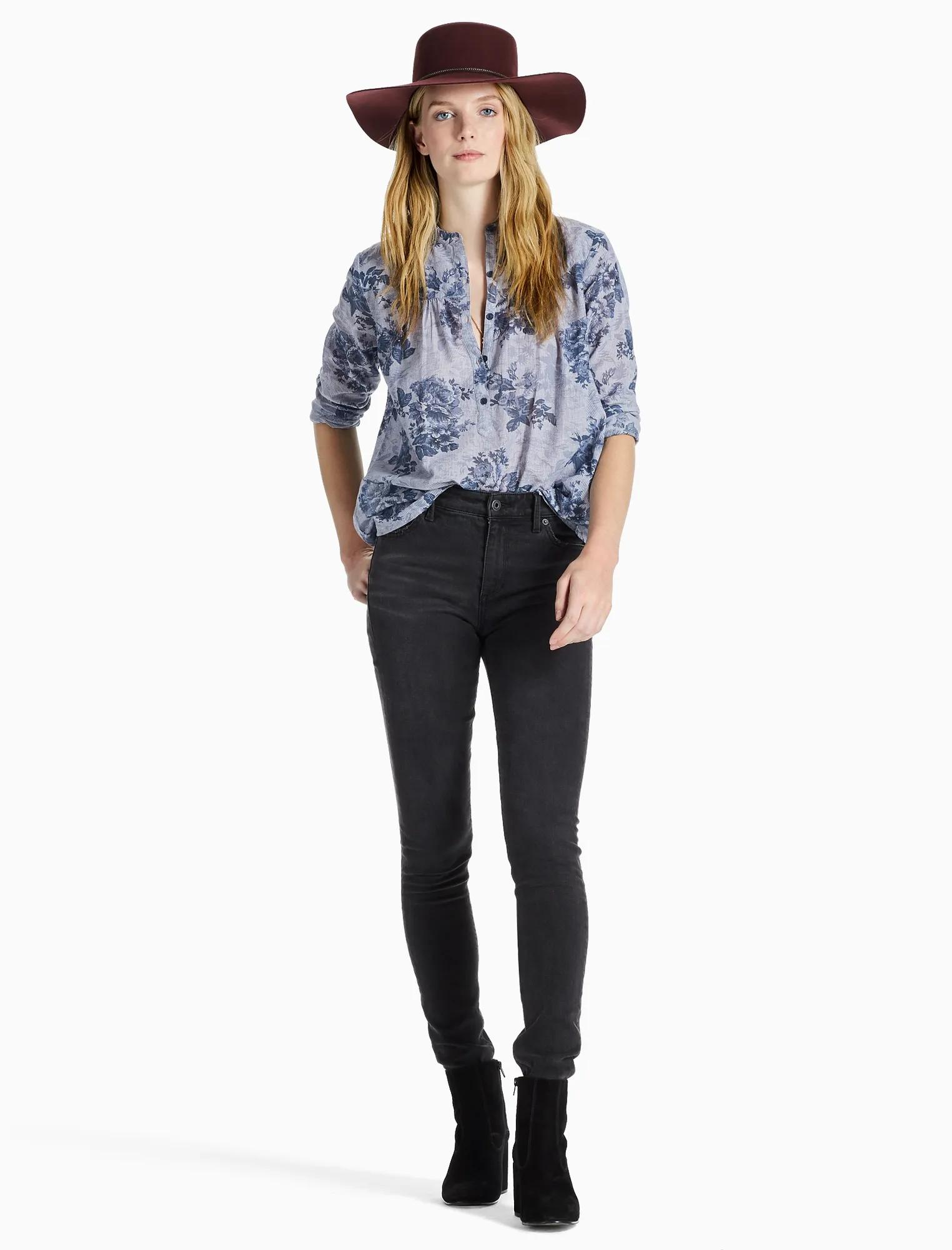FLORAL CHAMBRAY, image 2