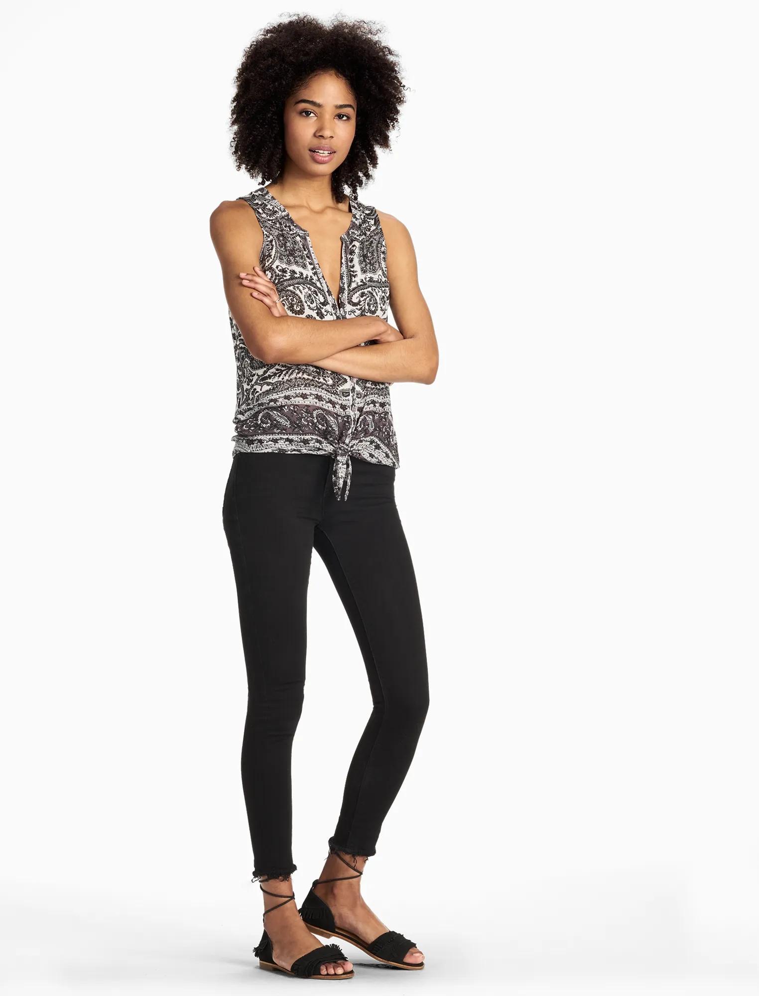 TIE FRONT TOP, image 2