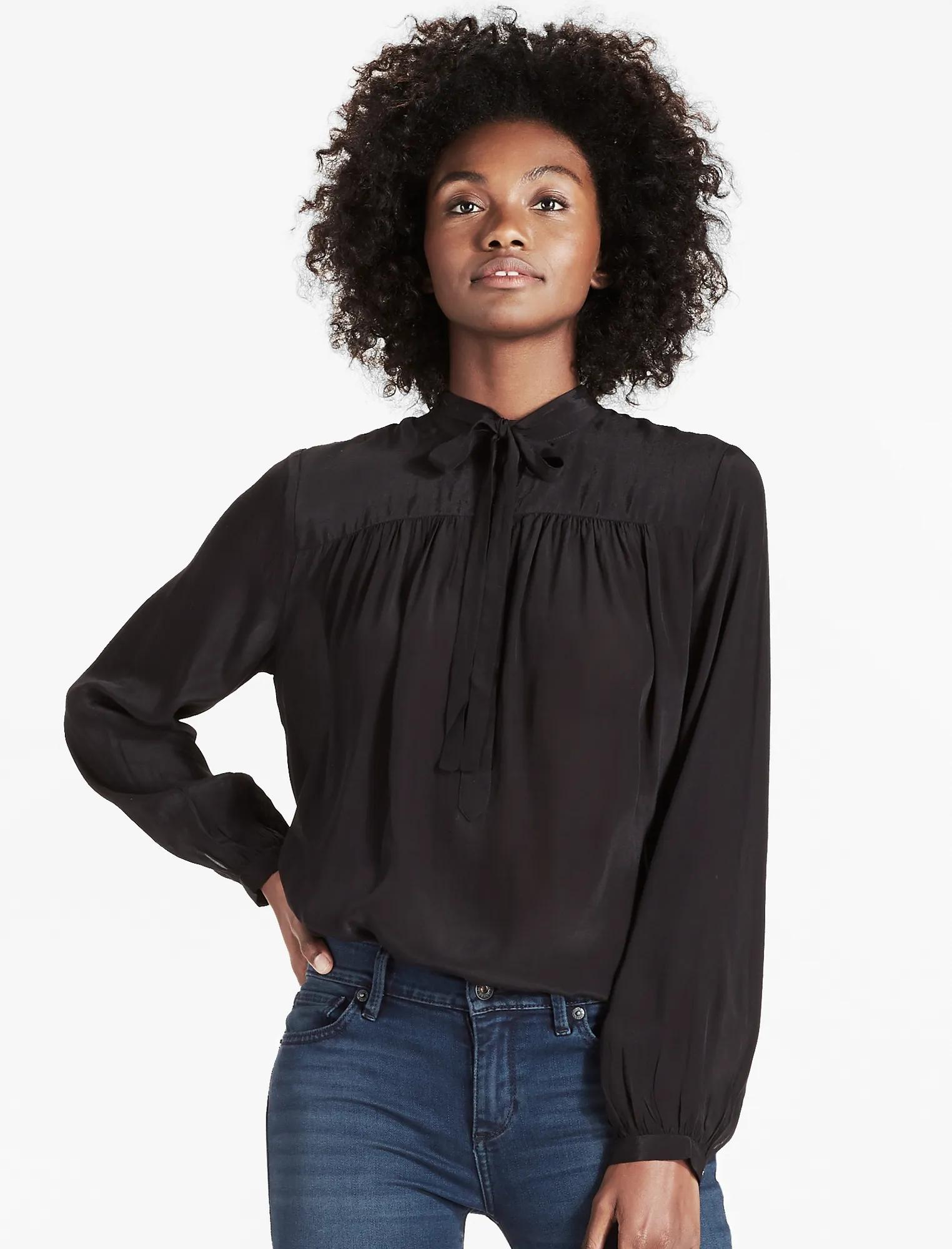 TIE NECK TOP, image 1